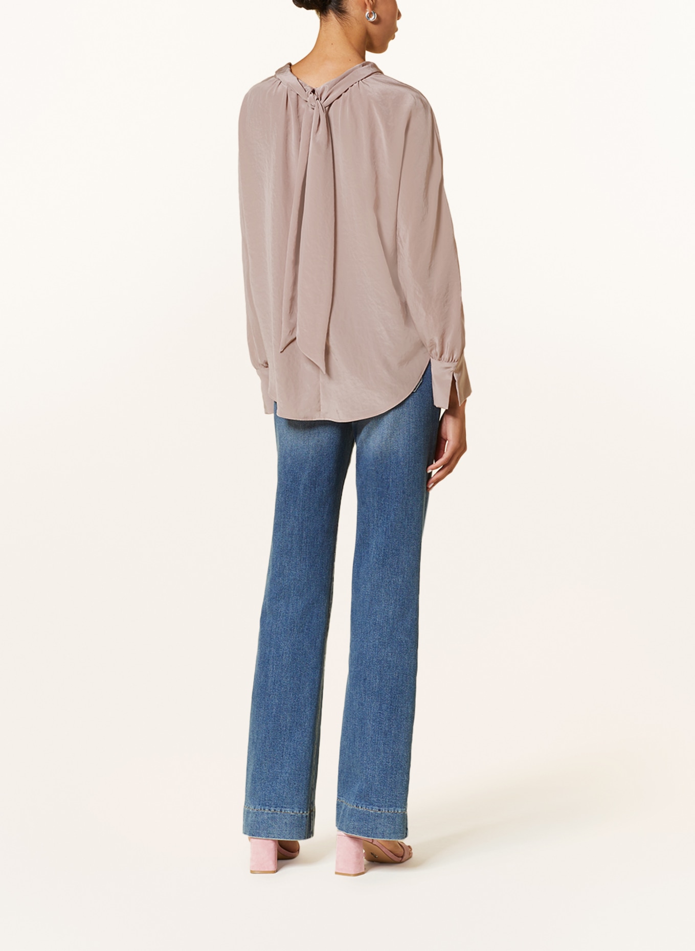 LUISA CERANO Bow-tie blouse, Color: ROSE (Image 3)