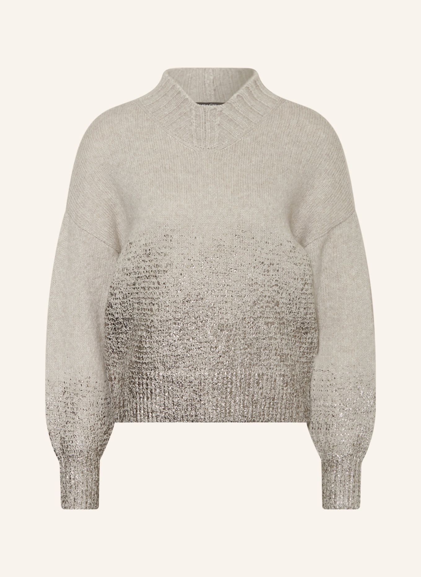 LUISA CERANO Oversized-Pullover mit Alpaka, Farbe: HELLGRAU (Bild 1)