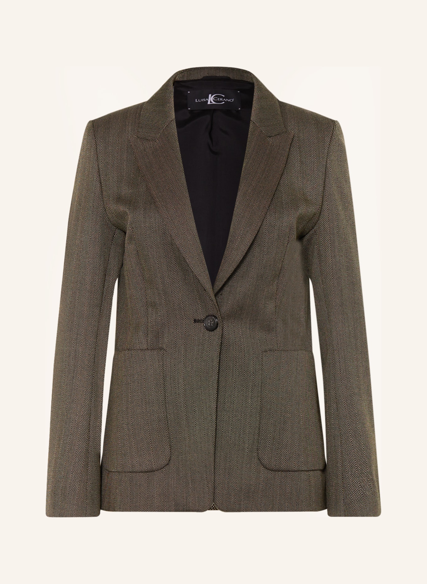 LUISA CERANO Tweed blazers, Color: KHAKI (Image 1)