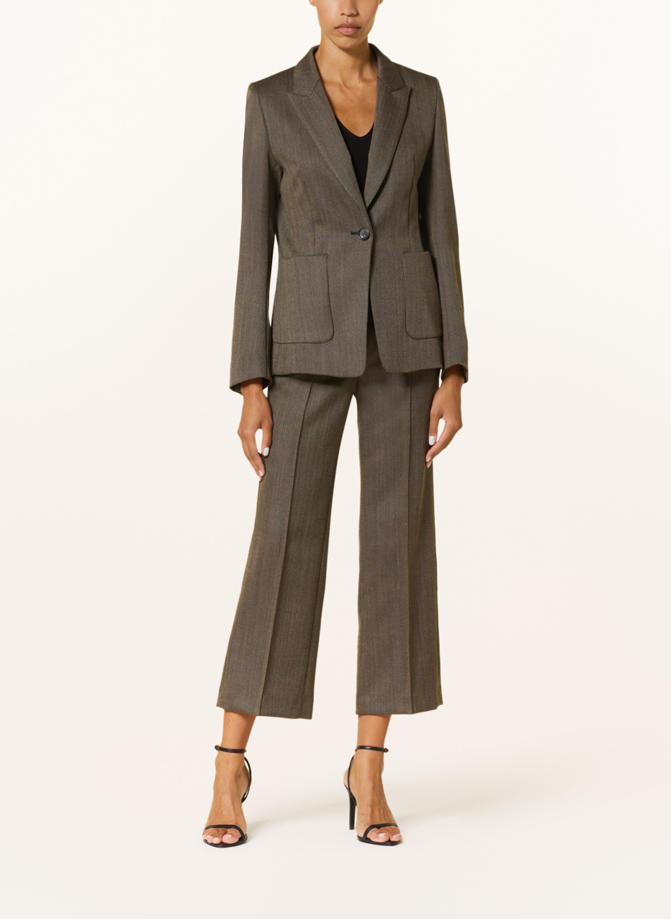 LUISA CERANO Tweed blazers, Color: KHAKI (Image 2)