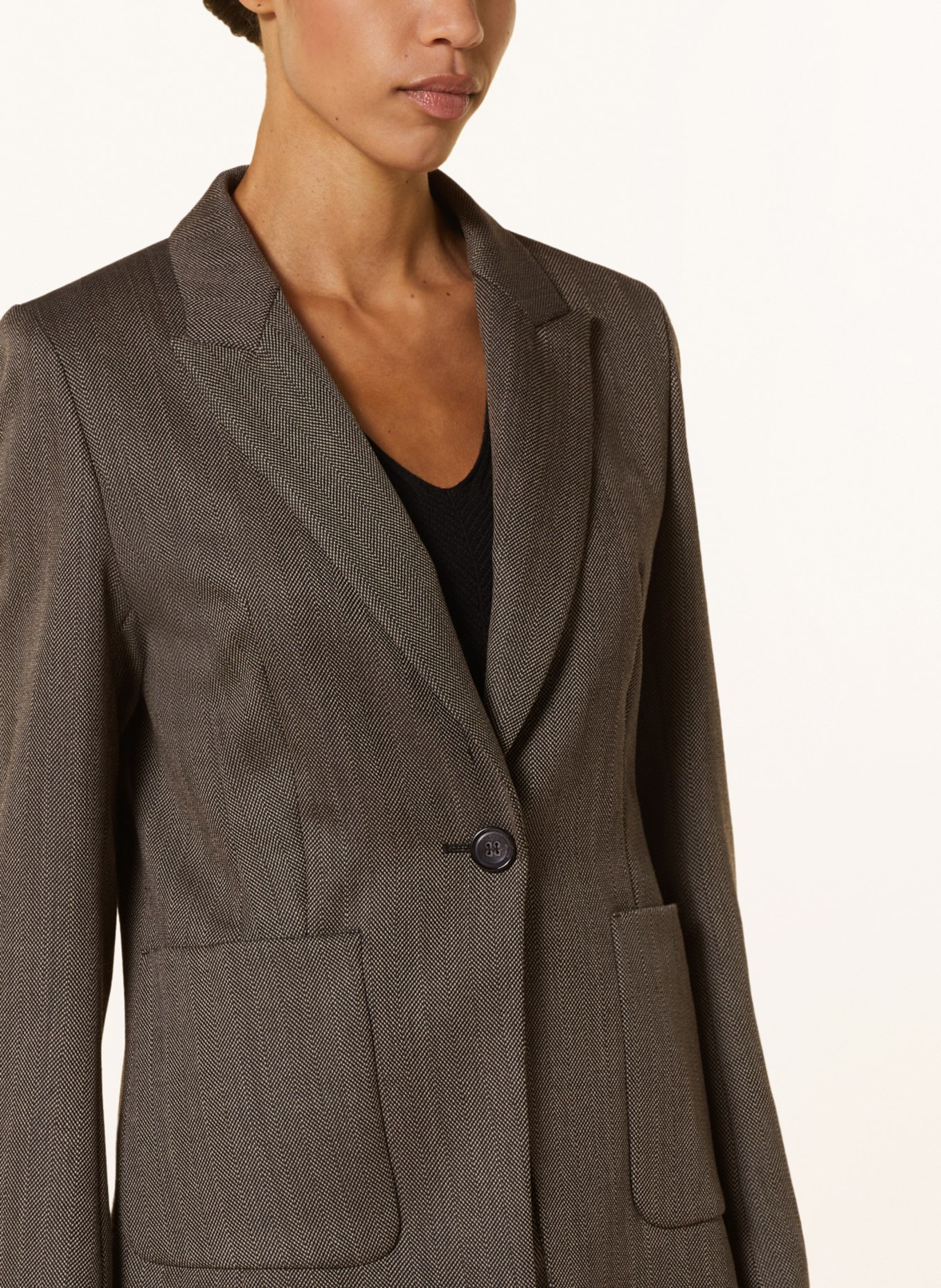LUISA CERANO Tweed blazers, Color: KHAKI (Image 4)