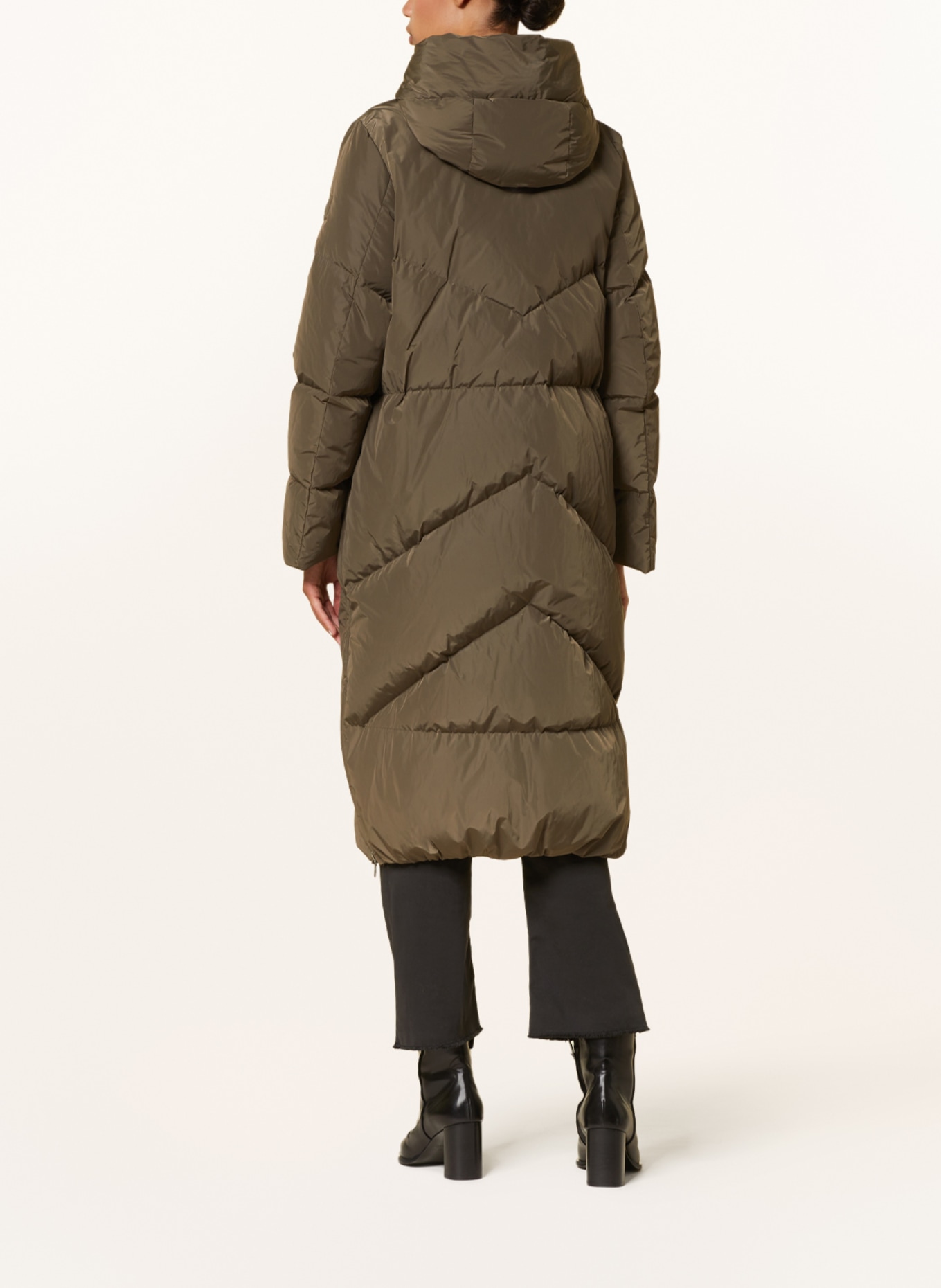 LUISA CERANO Down coat, Color: KHAKI (Image 3)