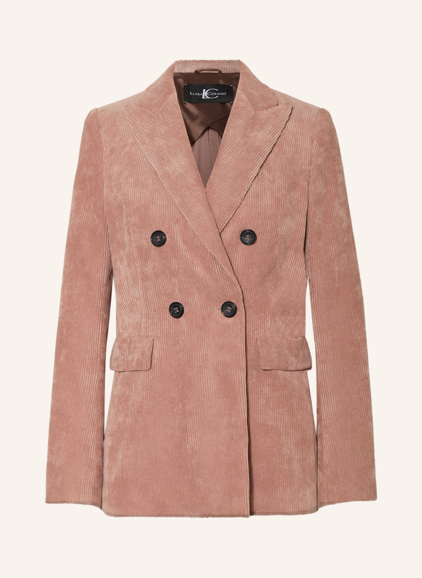 LUISA CERANO Corduroy blazer, Color: ROSE (Image 1)