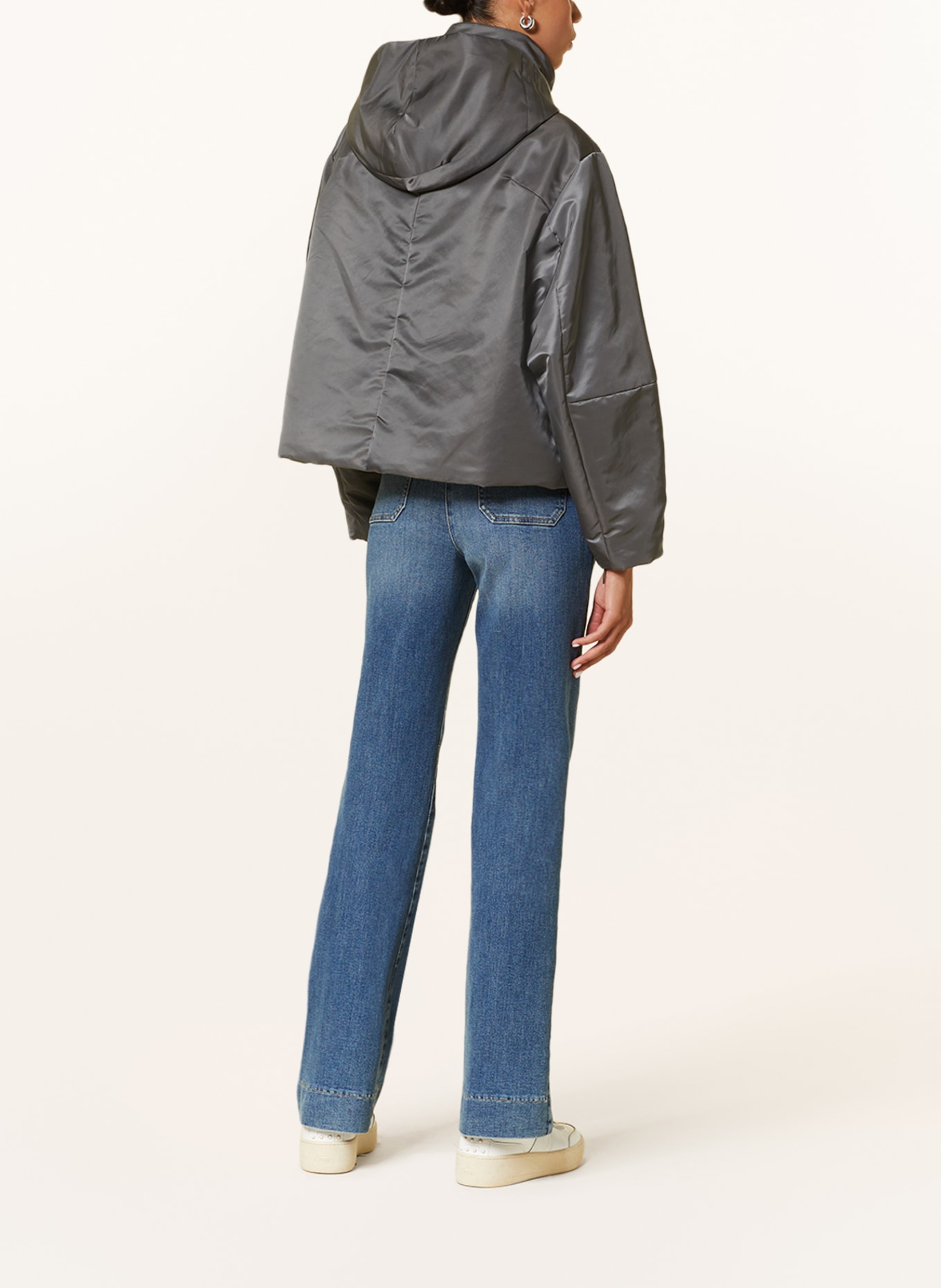 LUISA CERANO Jacke mit abnehmbarer Kapuze, Farbe: GRAU (Bild 3)
