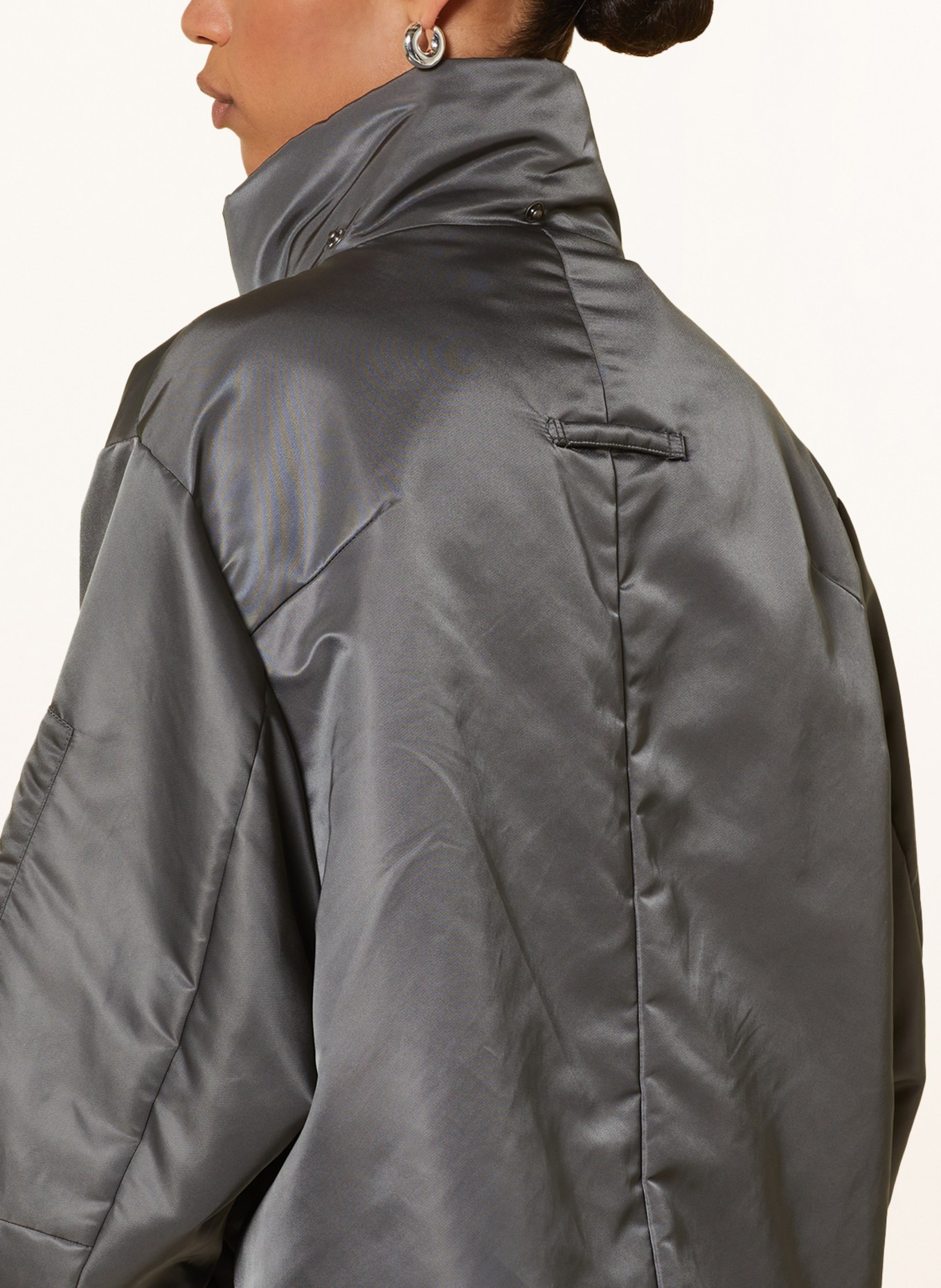 LUISA CERANO Jacke mit abnehmbarer Kapuze, Farbe: GRAU (Bild 5)