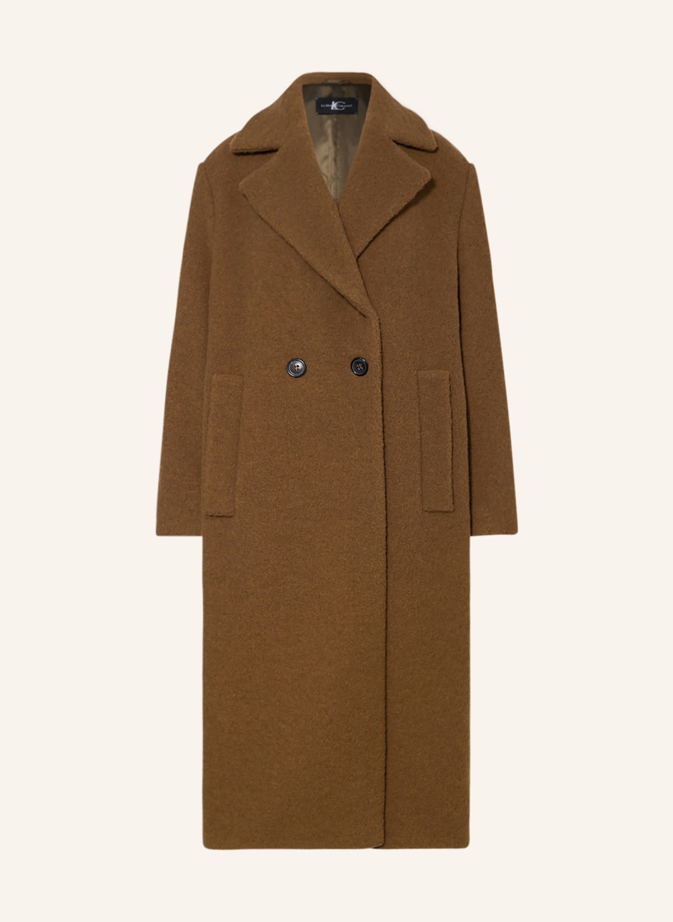 LUISA CERANO Wool coat, Color: COGNAC (Image 1)