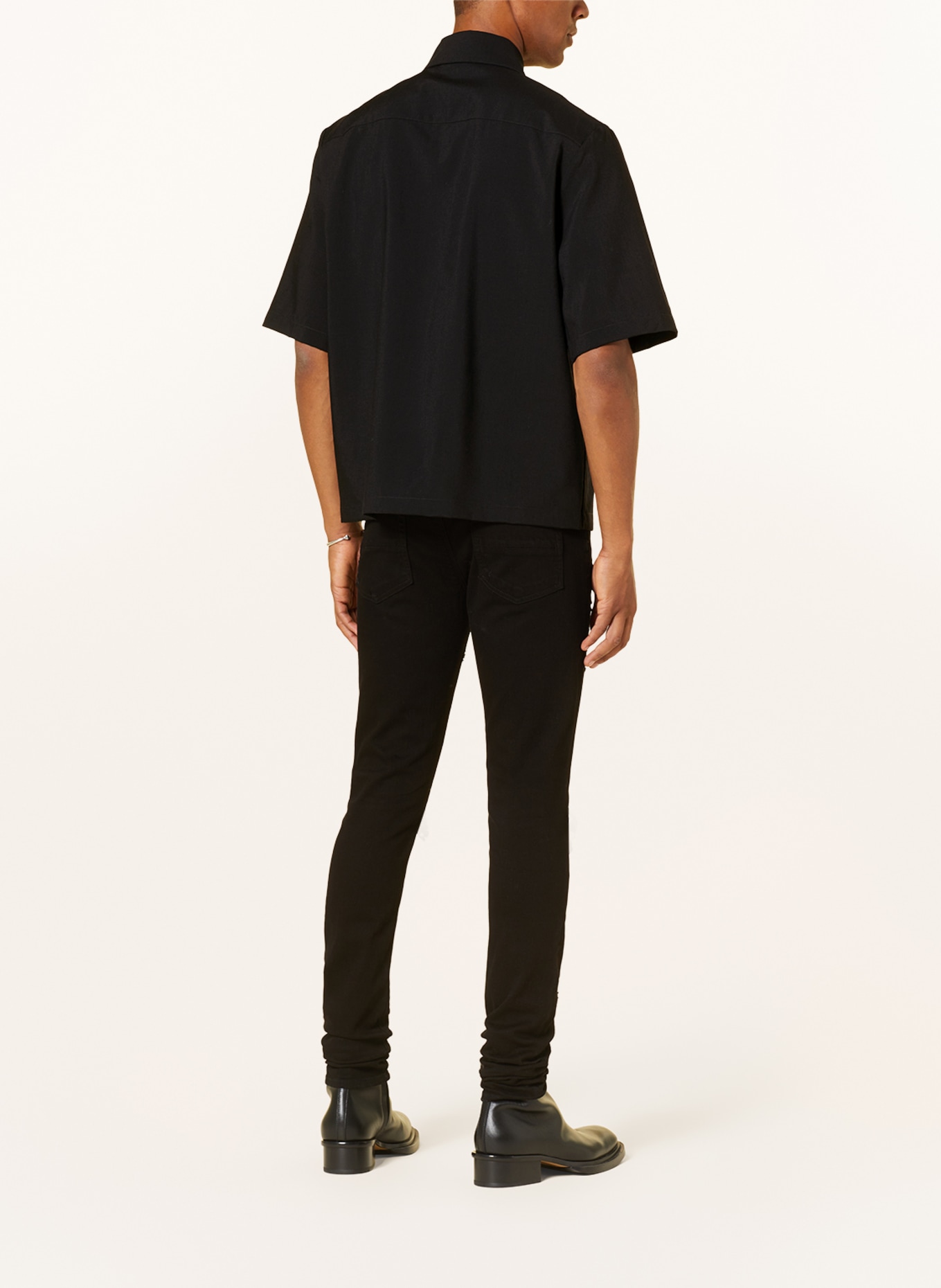 AMIRI Short sleeve shirt comfort fit, Color: BLACK (Image 3)