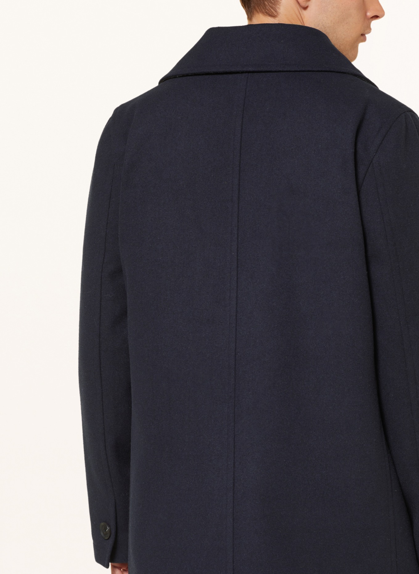 PAUL Coat with detachable hood, Color: DARK BLUE (Image 6)