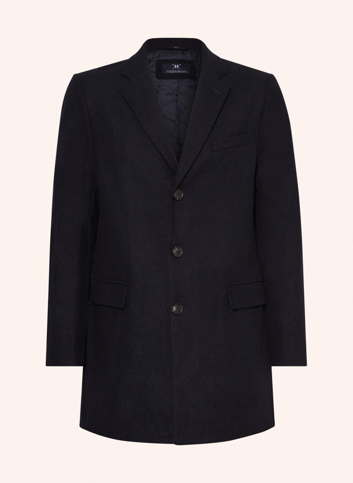 STROKESMAN'S Mantel: DUNKELBLAU