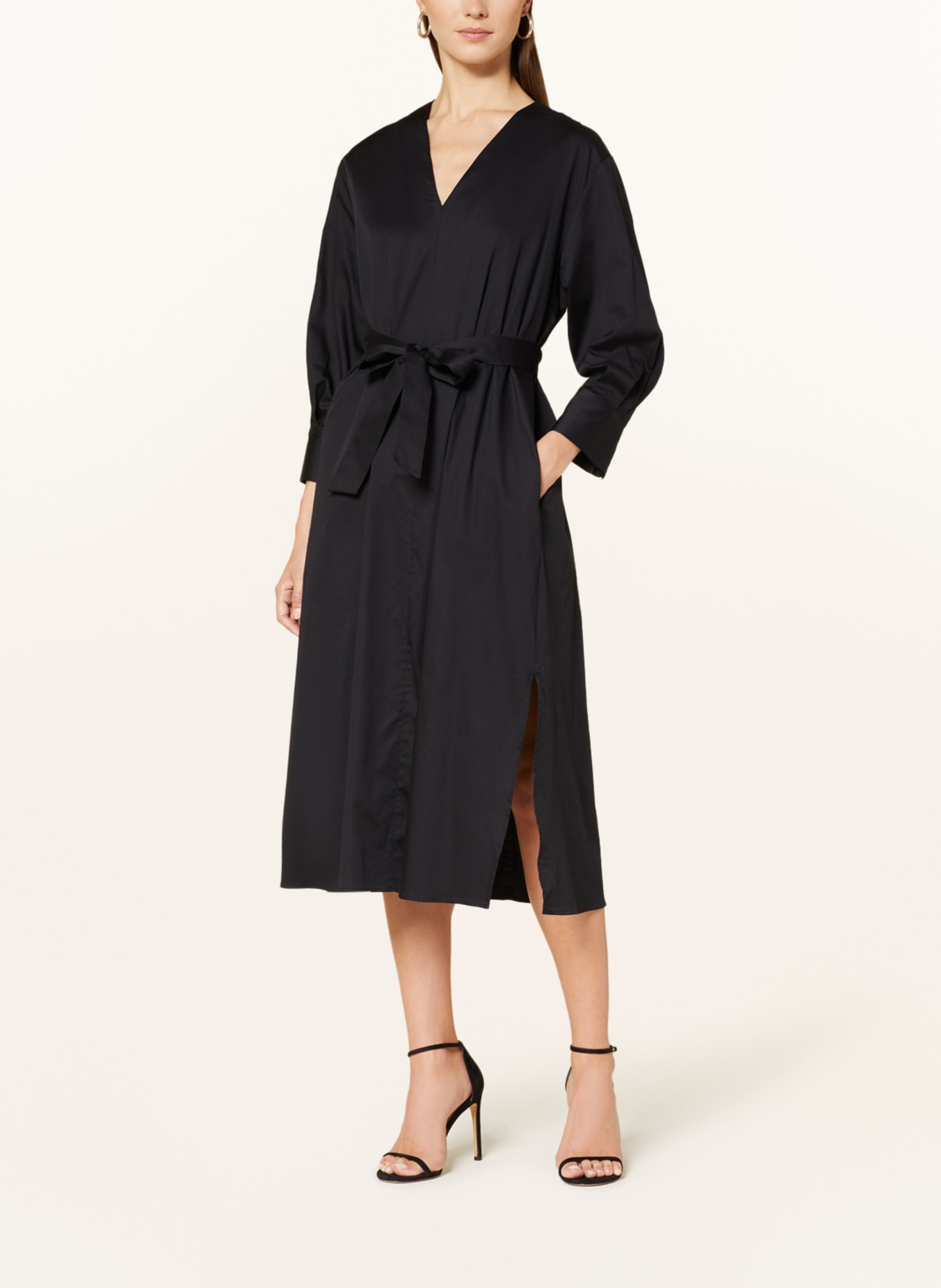 seidensticker Dress with 3/4 sleeves, Color: BLACK (Image 2)