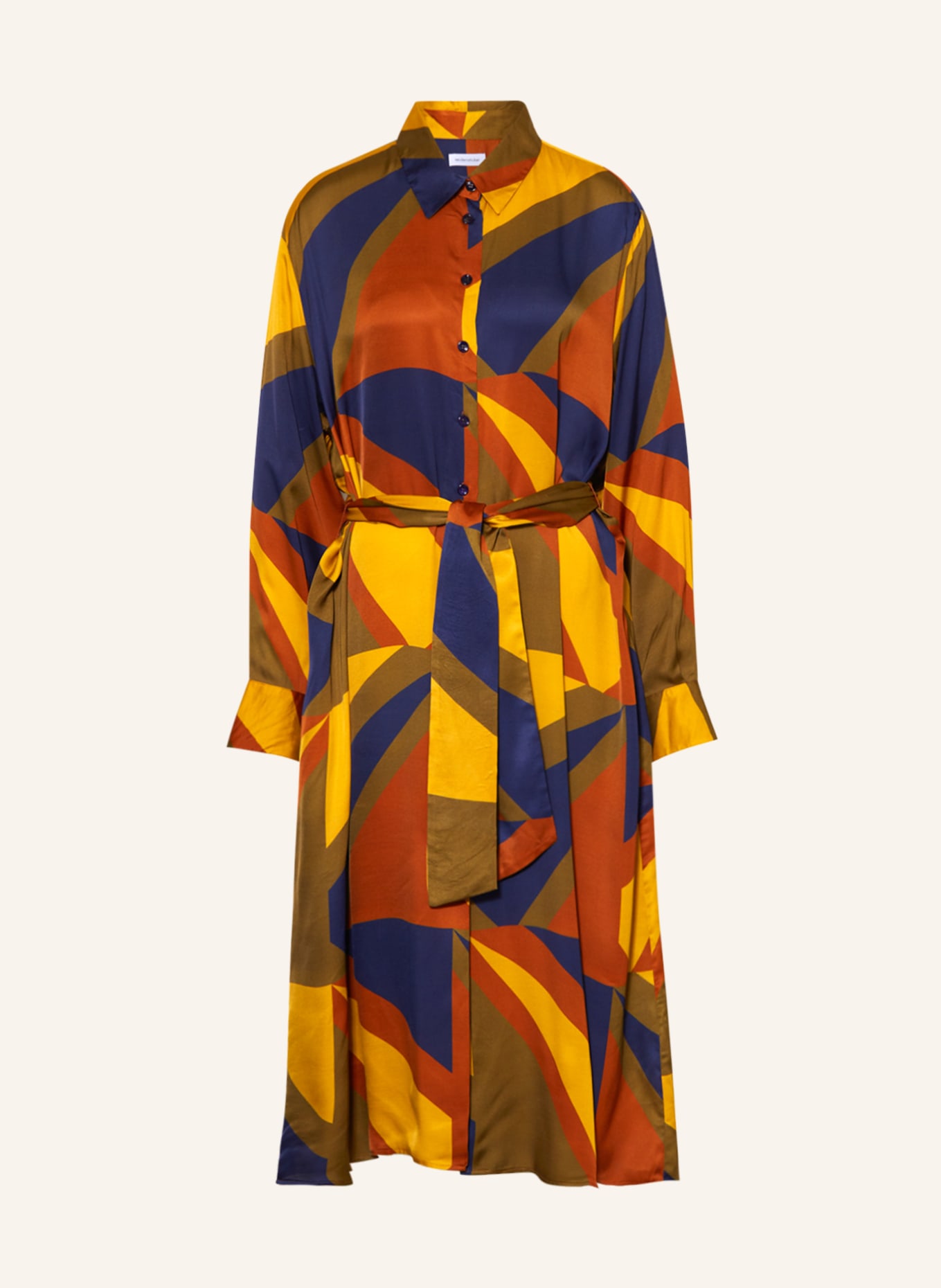 seidensticker Košilové šaty, Barva: TMAVĚ MODRÁ/ OLIVOVÁ/ KOŇAKOVÁ (Obrázek 1)