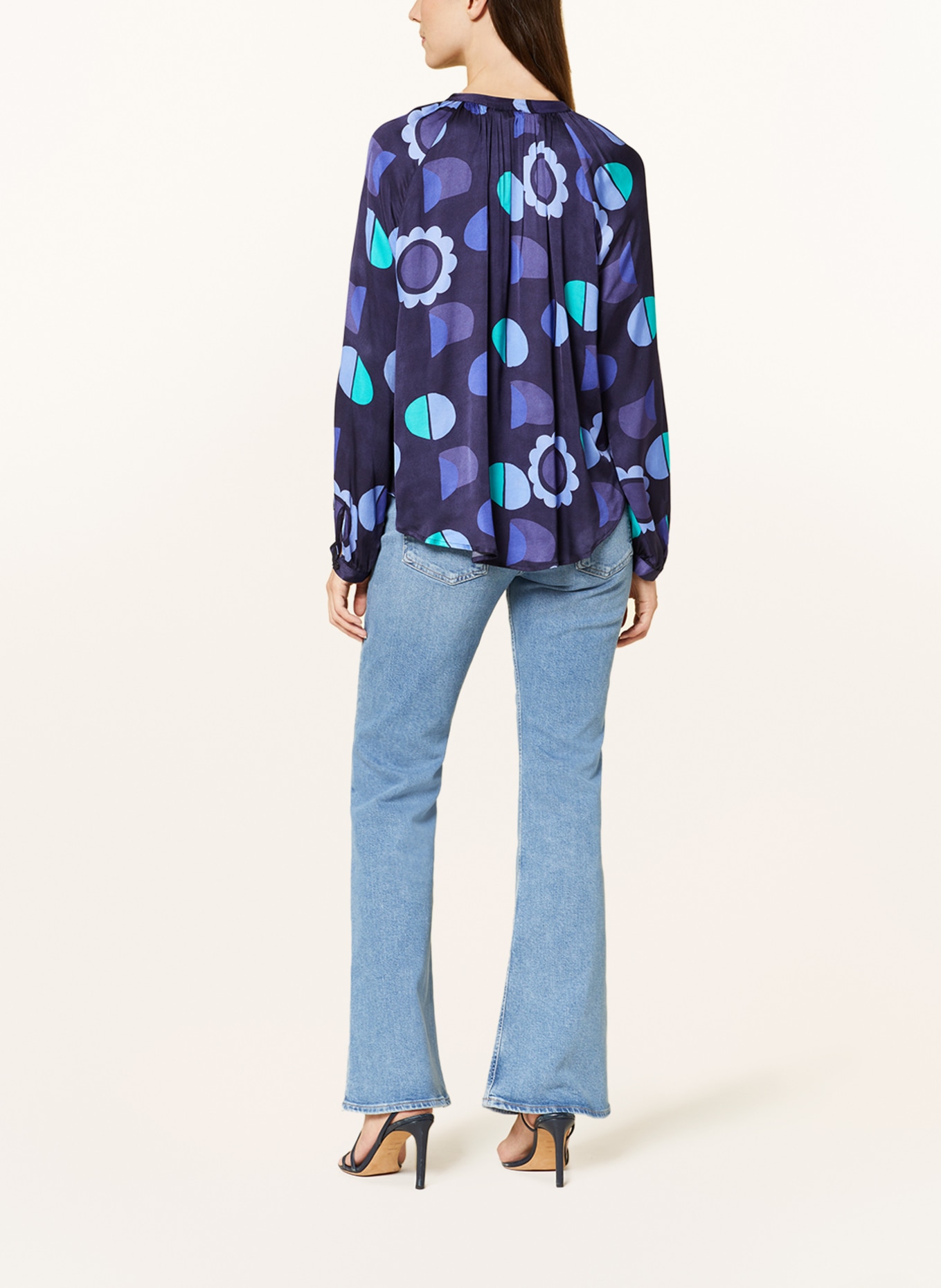 seidensticker chemisier: LILAS FONCÉ / LILAS CLAIR / VERT