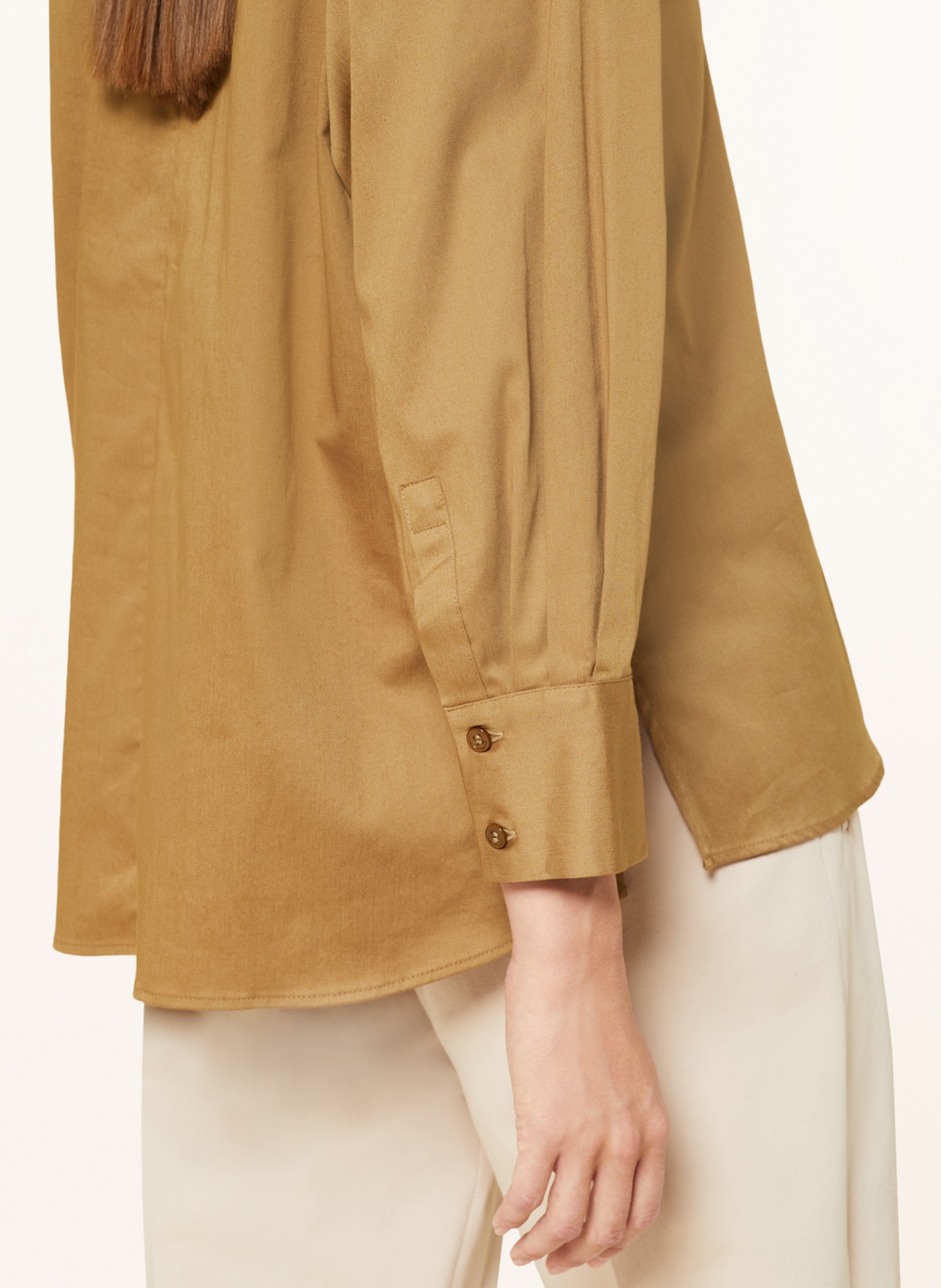 seidensticker Blouse with 3/4 sleeves, Color: OLIVE (Image 4)