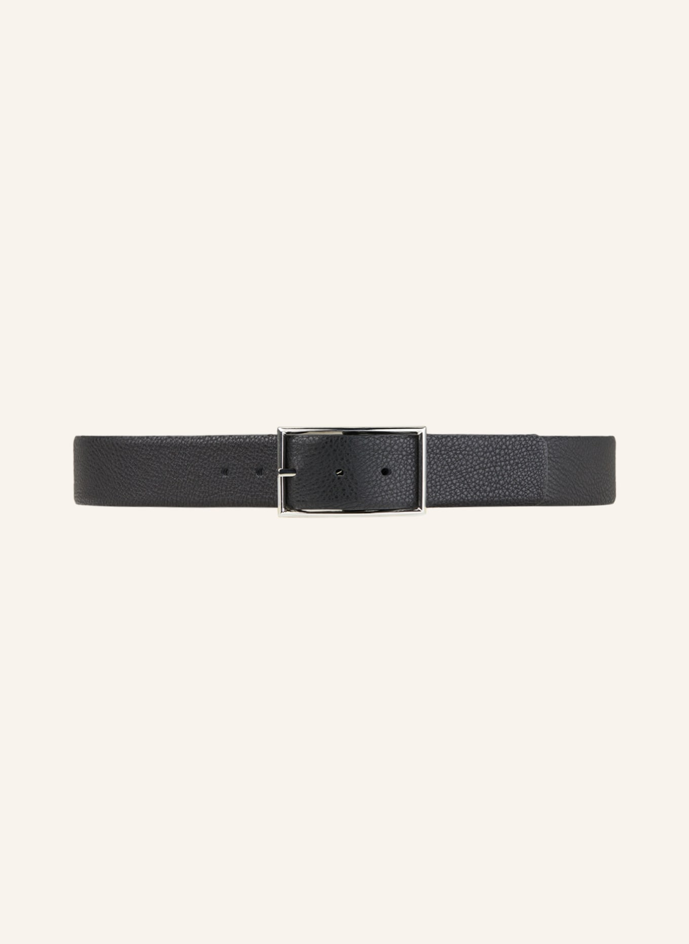 abro Leather belt, Color: BLACK (Image 2)