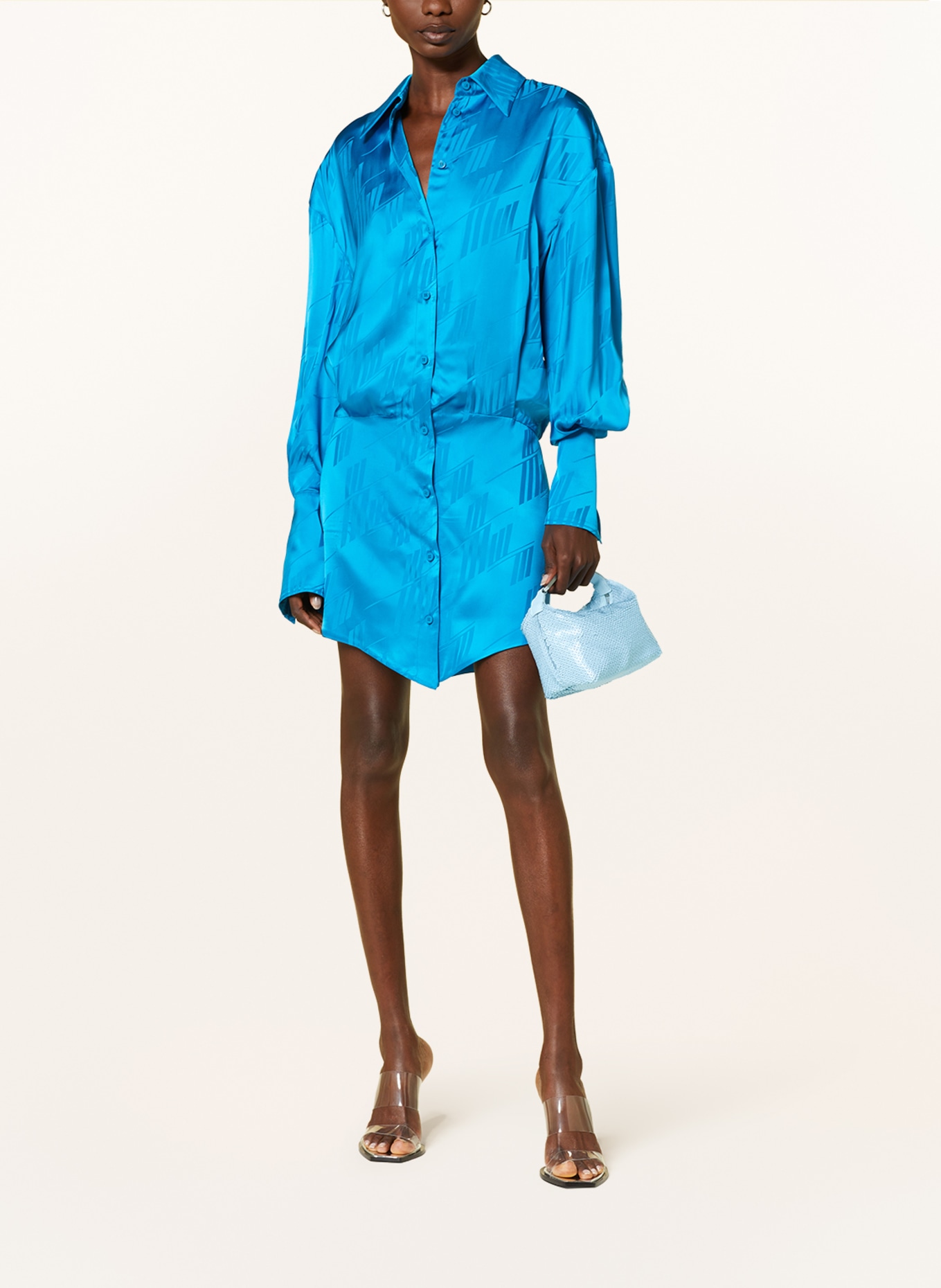 EÉRA Handbag MOONBAG with sequins, Color: LIGHT BLUE (Image 5)