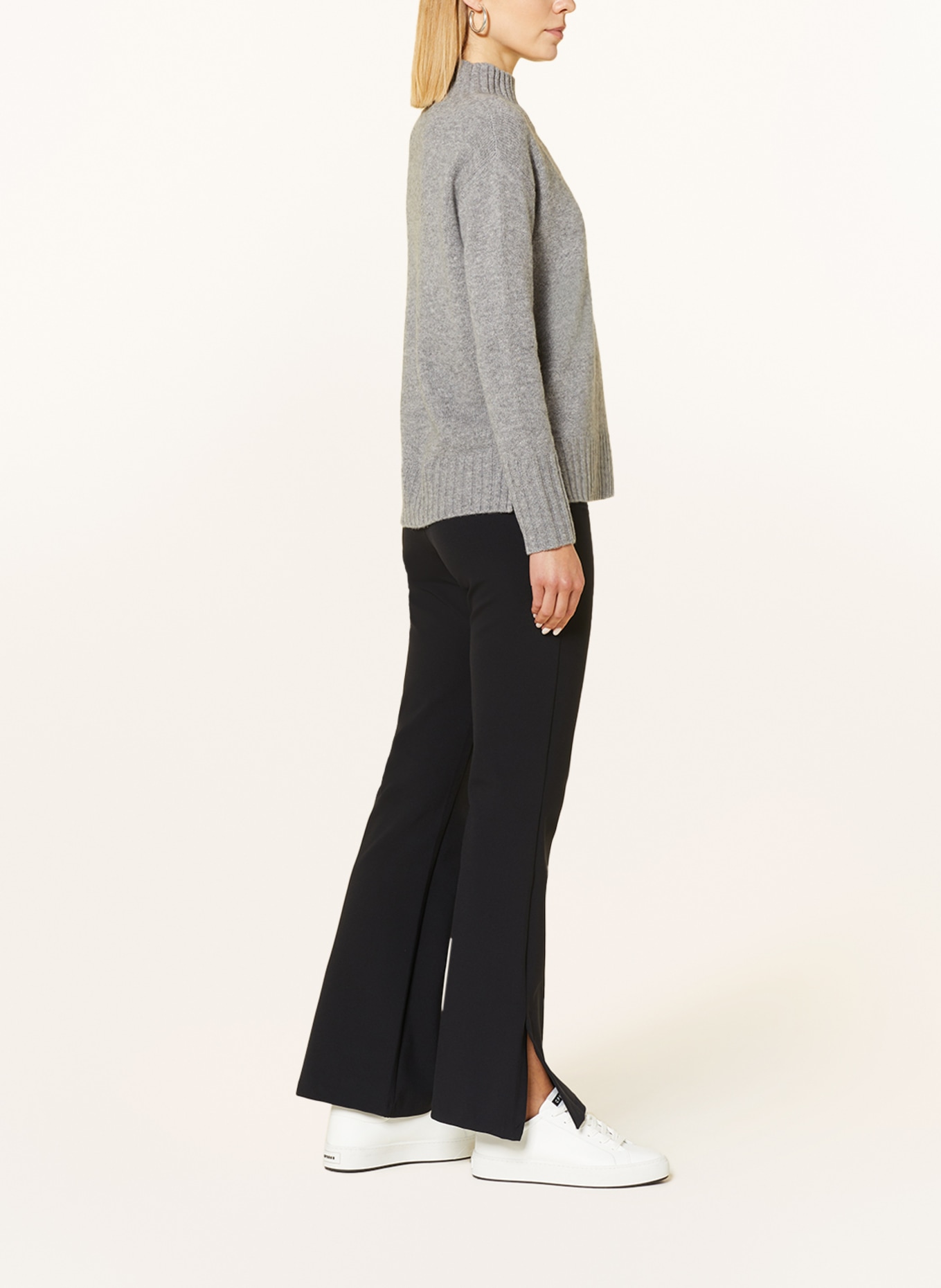 darling harbour Trousers, Color: BLACK (Image 4)