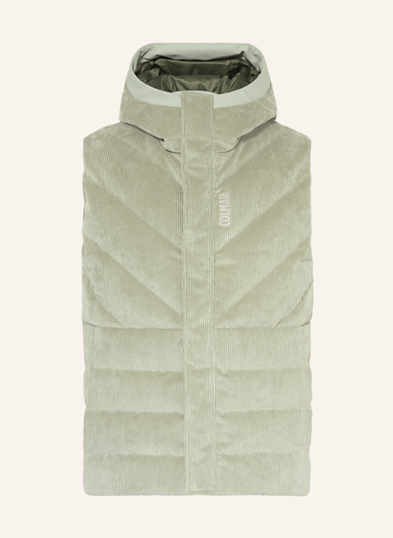 COLMAR Down vest, Color: LIGHT GREEN (Image 1)