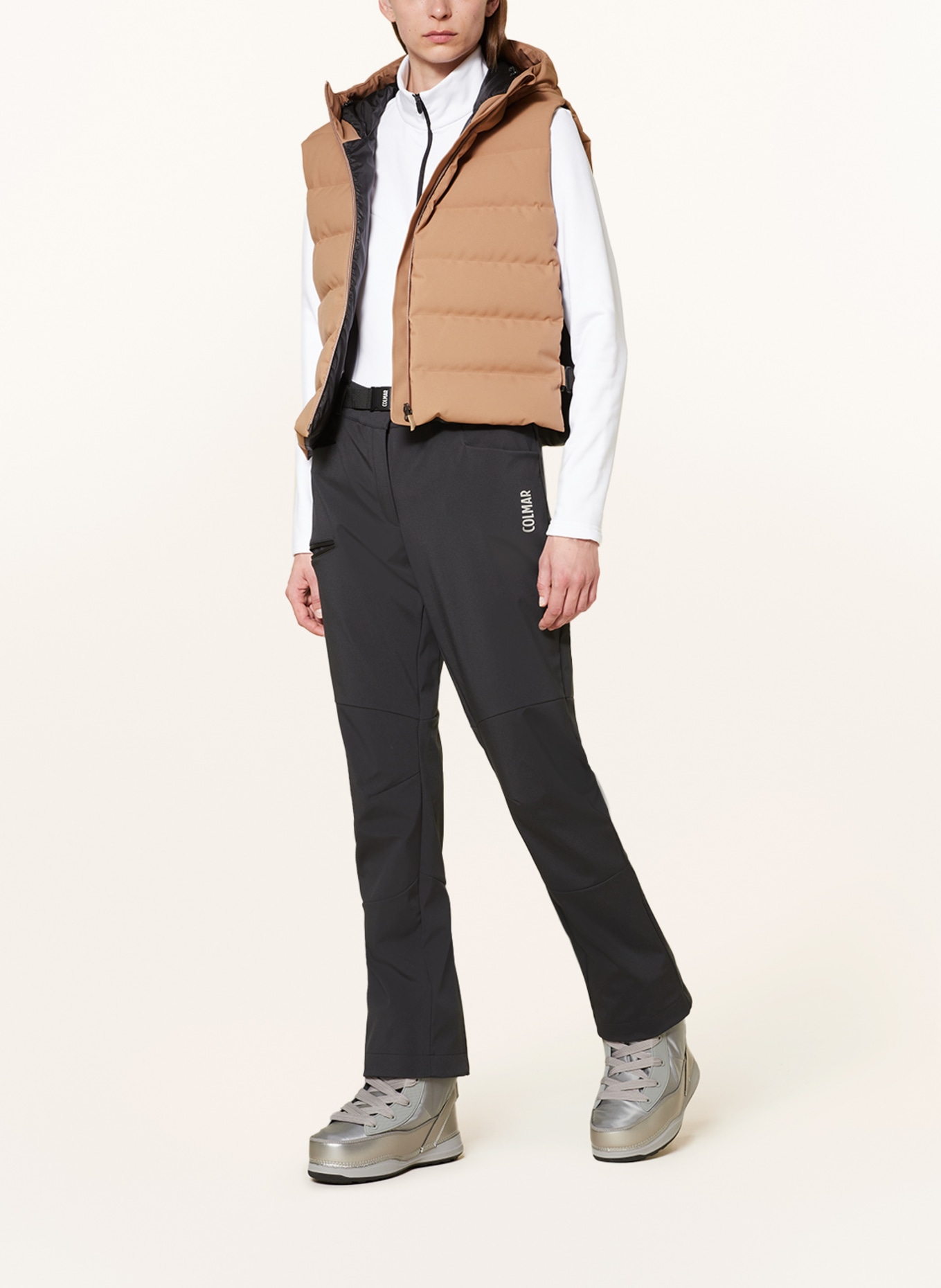 COLMAR Down vest, Color: COGNAC/ BLACK (Image 2)