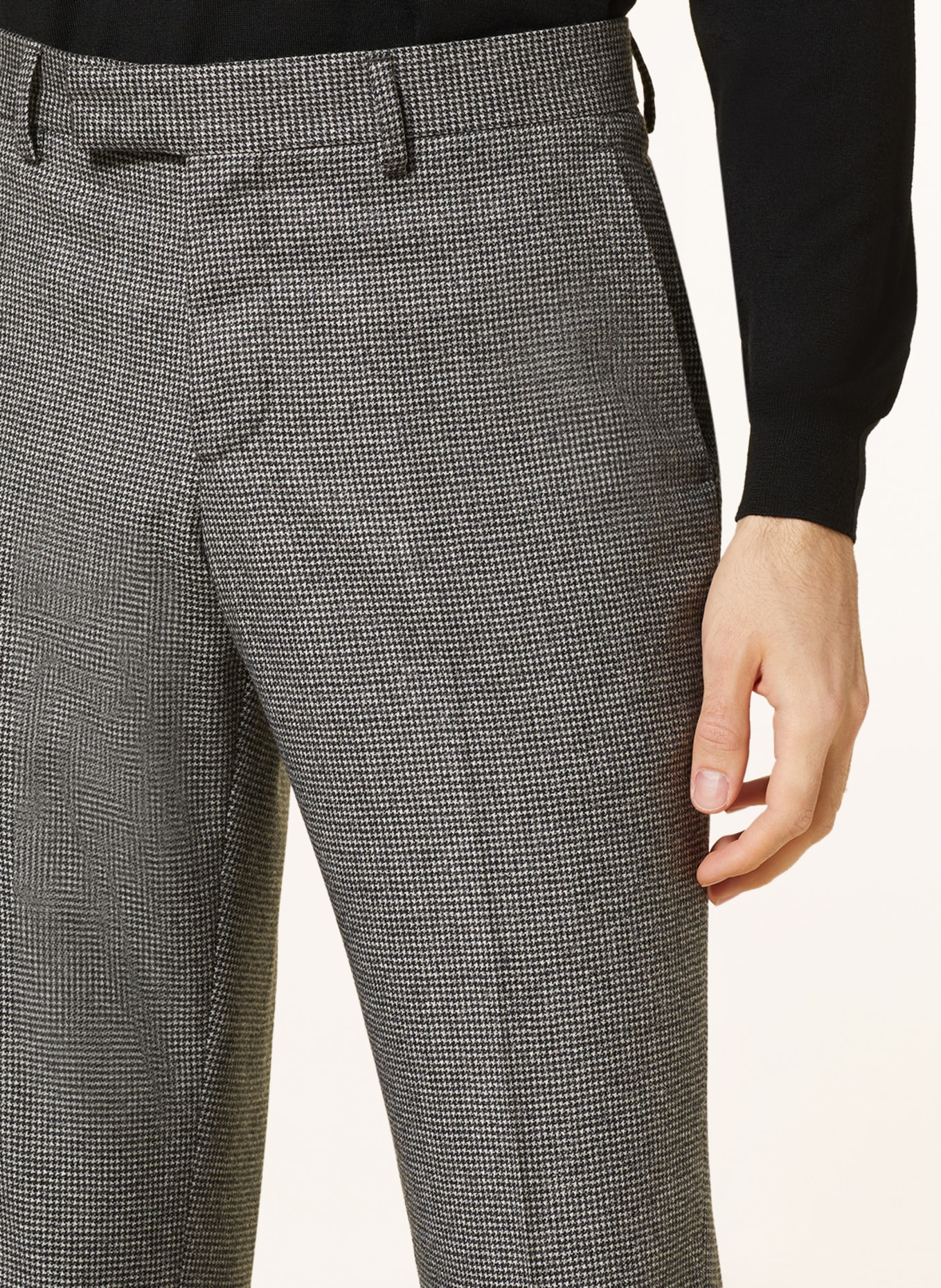 LARDINI Spodnie garniturowe slim fit, Kolor: 920 ANTHRA (Obrazek 6)