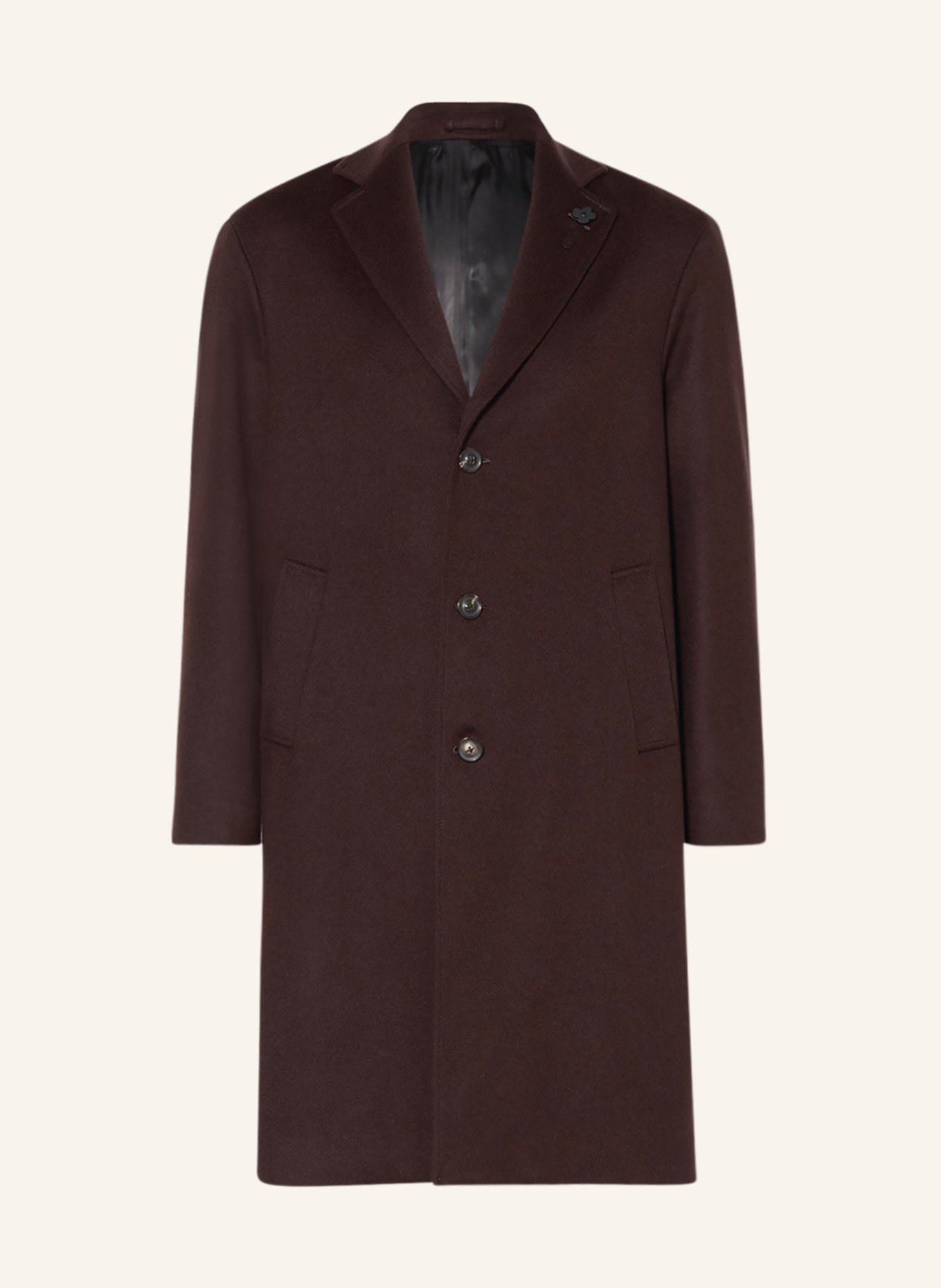 LARDINI Wool coat, Color: DARK RED (Image 1)
