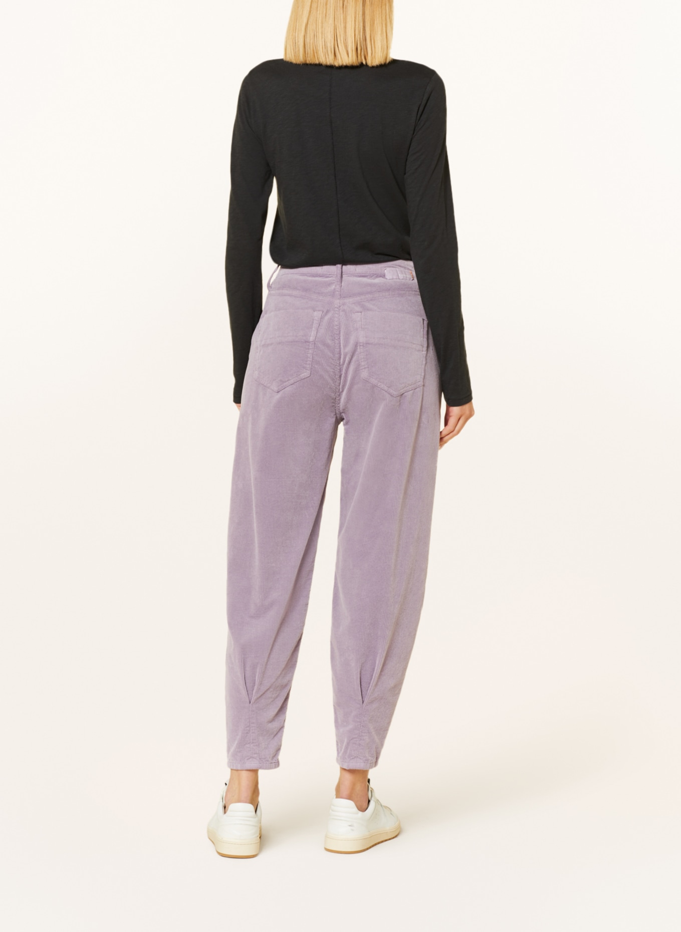 GANG 7/8 trousers SILVIA in corduroy, Color: LIGHT PURPLE (Image 3)
