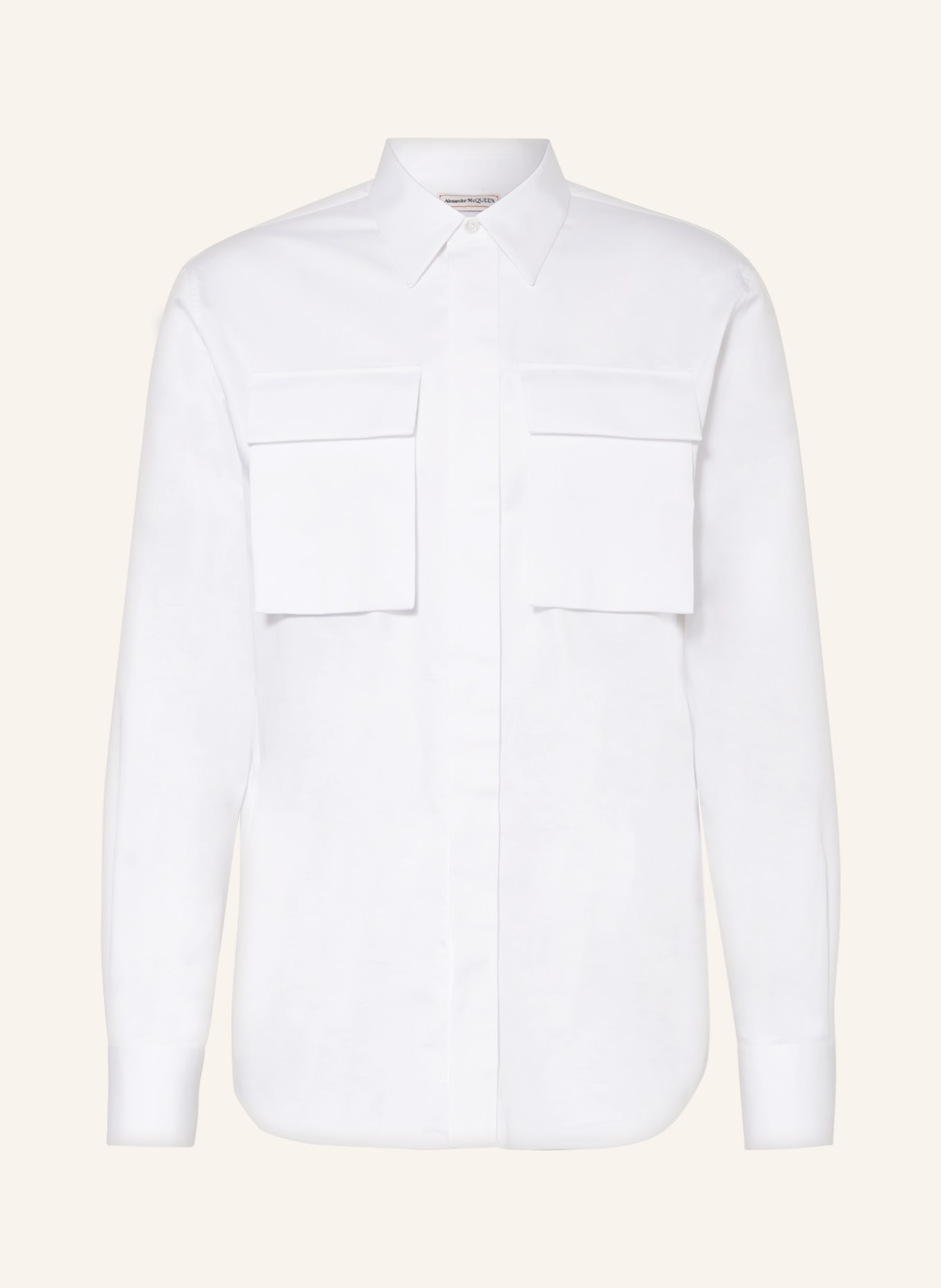 Alexander McQUEEN Shirt comfort fit, Color: WHITE (Image 1)