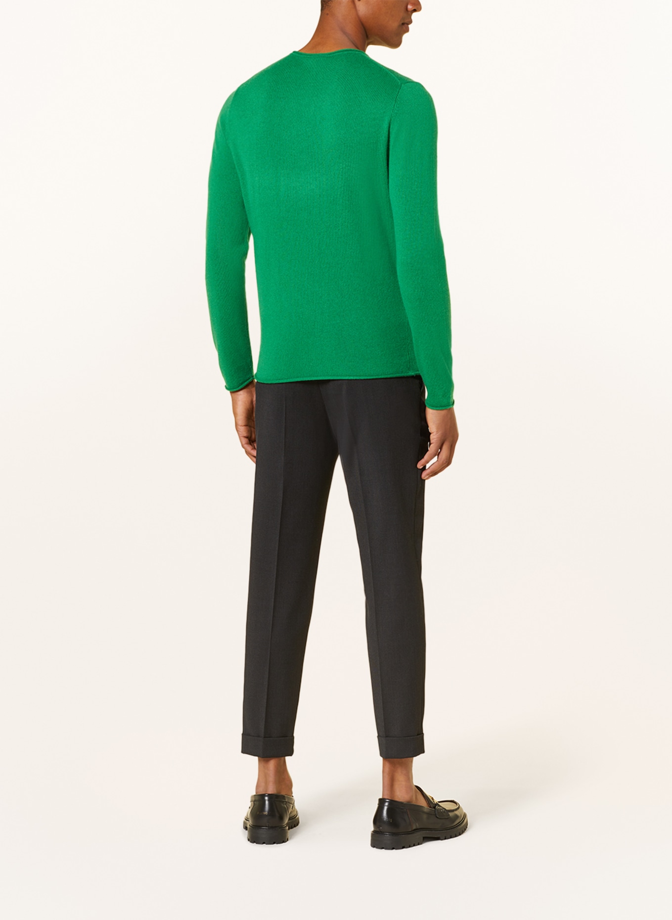 FTC CASHMERE Sweater with cashmere, Color: GREEN (Image 3)