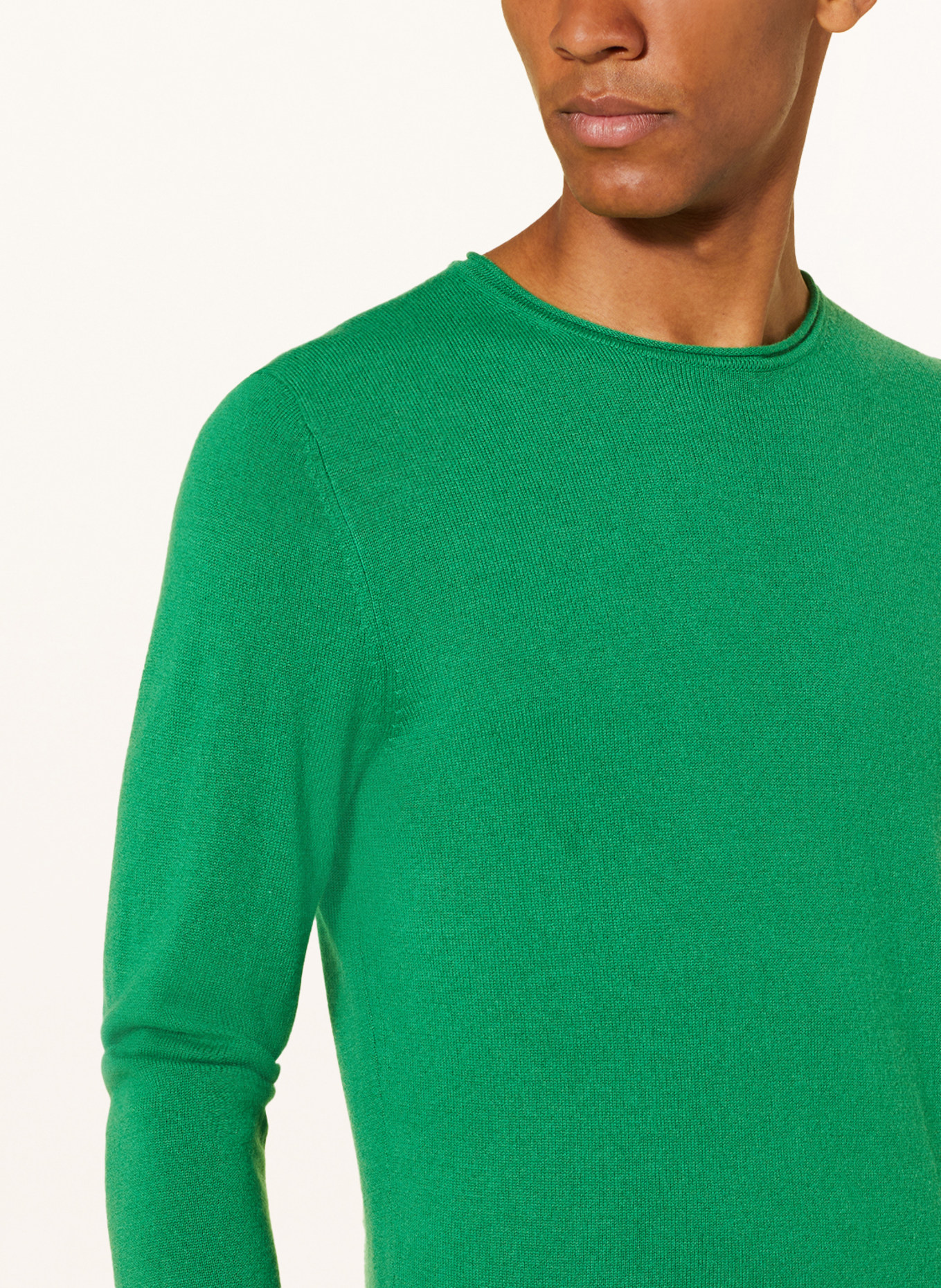 FTC CASHMERE Sweater with cashmere, Color: GREEN (Image 4)
