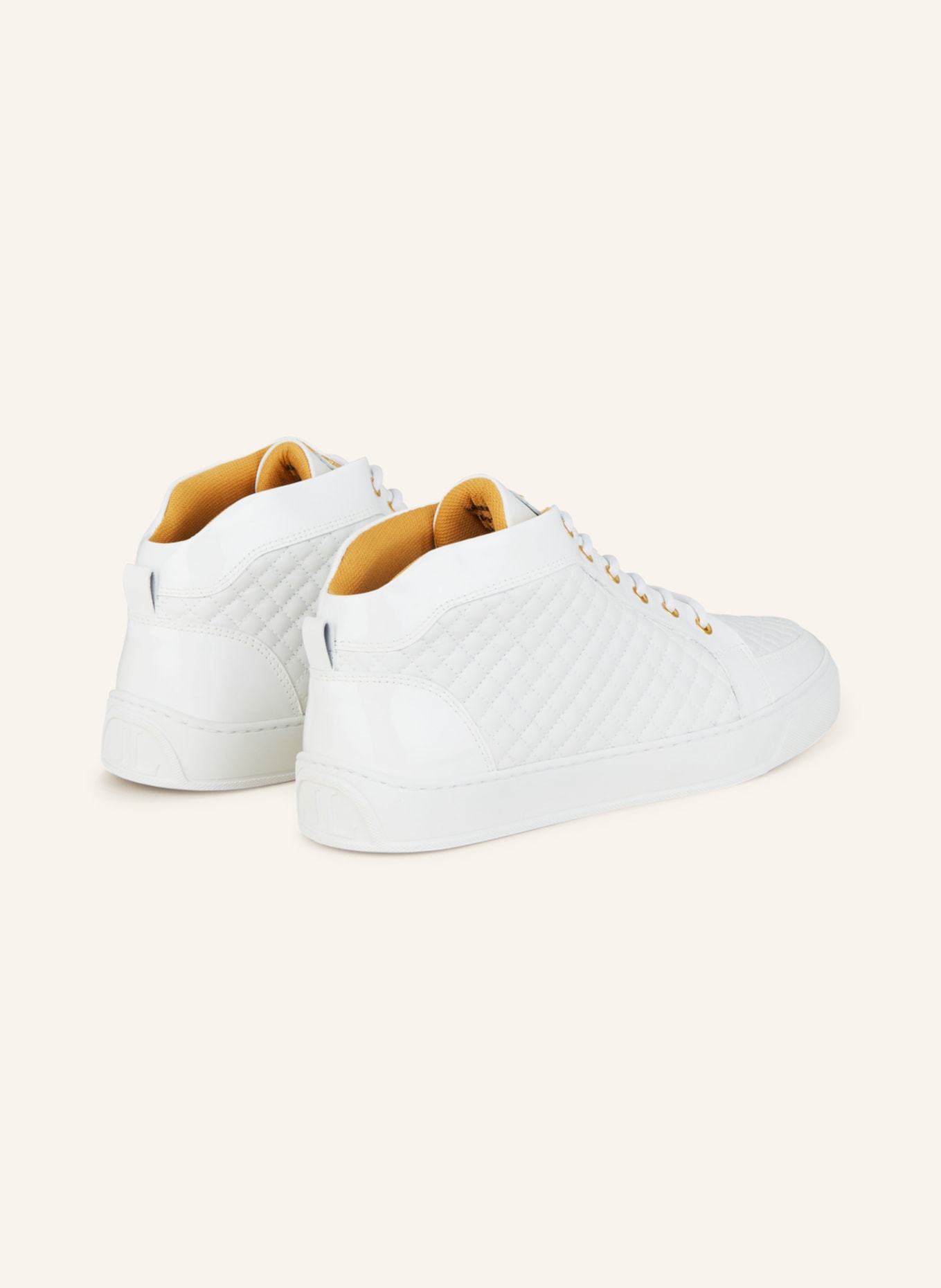 LEANDRO LOPES Sneakers EZIO MID TOP, Color: WHITE (Image 2)