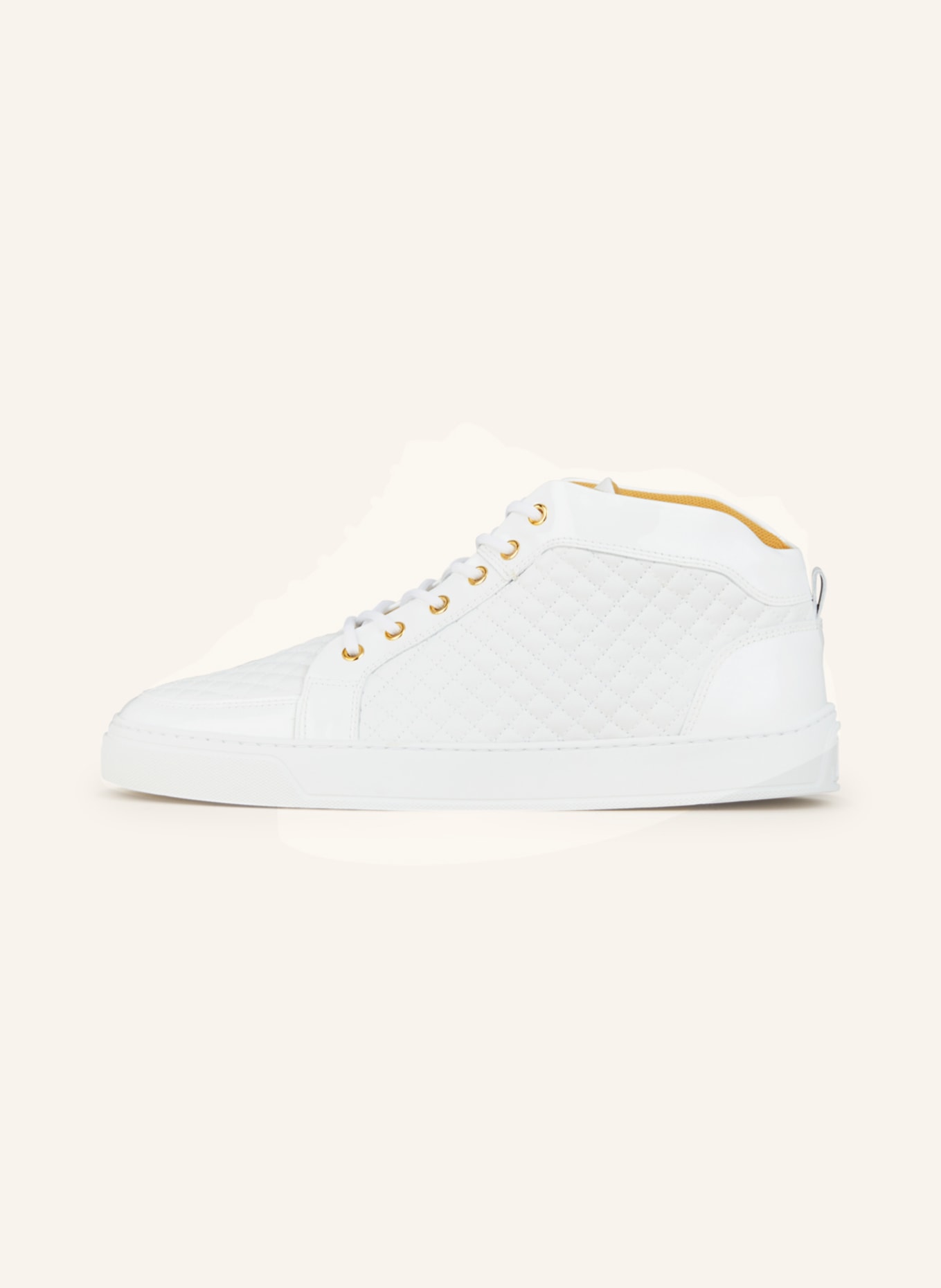 LEANDRO LOPES Sneakers EZIO MID TOP, Color: WHITE (Image 4)
