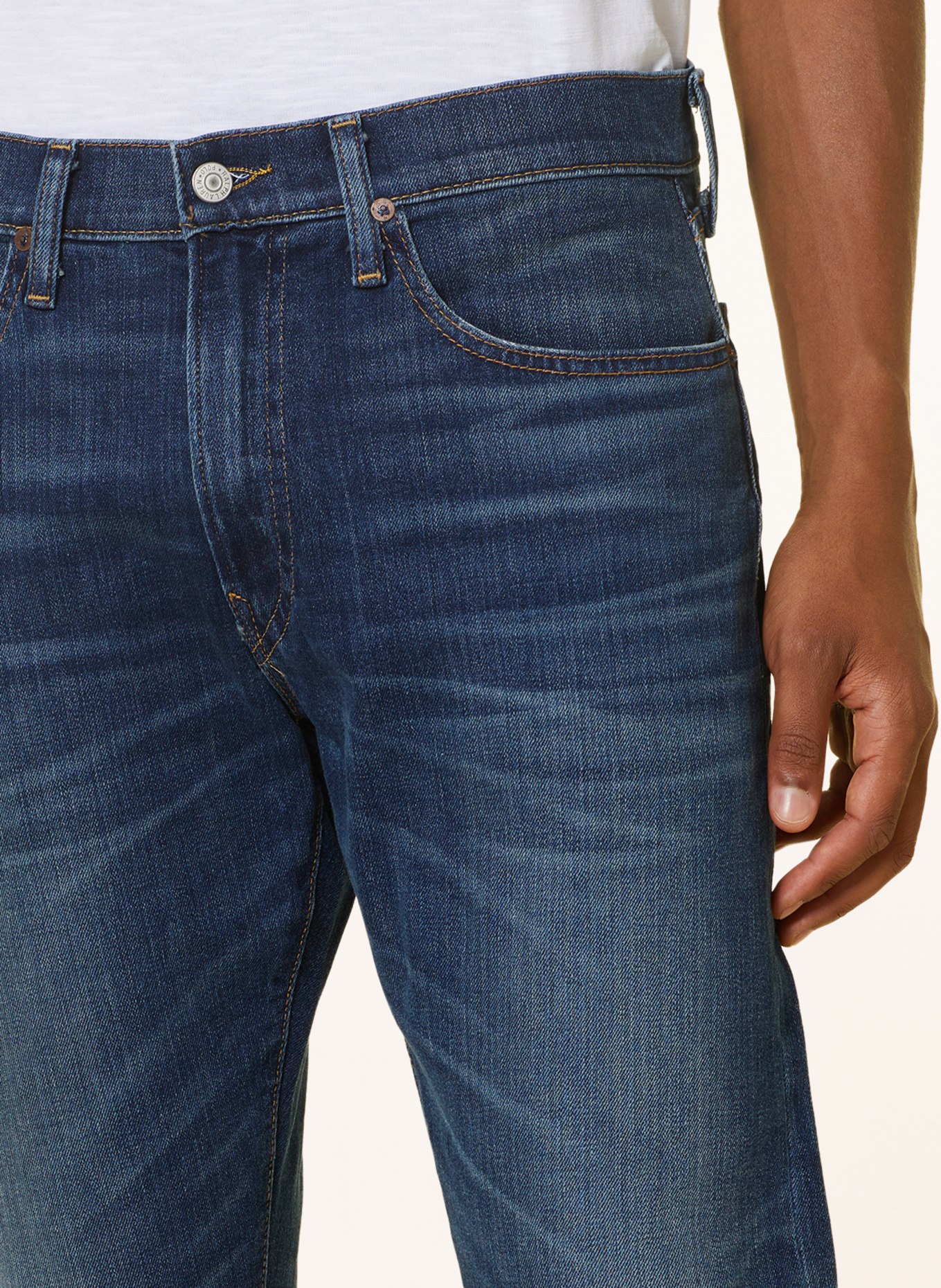 POLO RALPH LAUREN Jeans THE PARKSIDE ACTIVE tapered fit, Color: 001 WARRENTON STRETCH (Image 6)