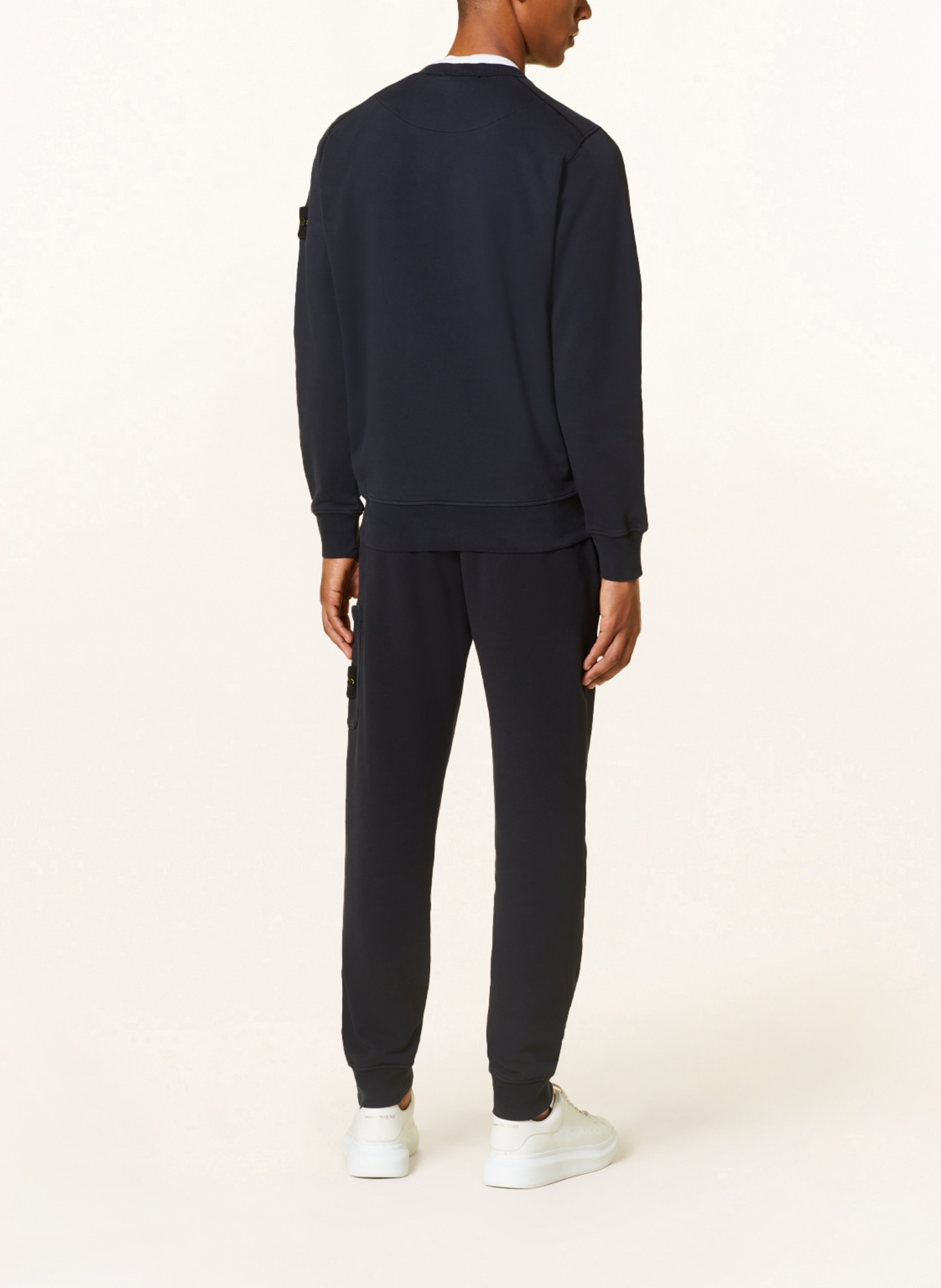 STONE ISLAND Pants in jogger style: DARK BLUE