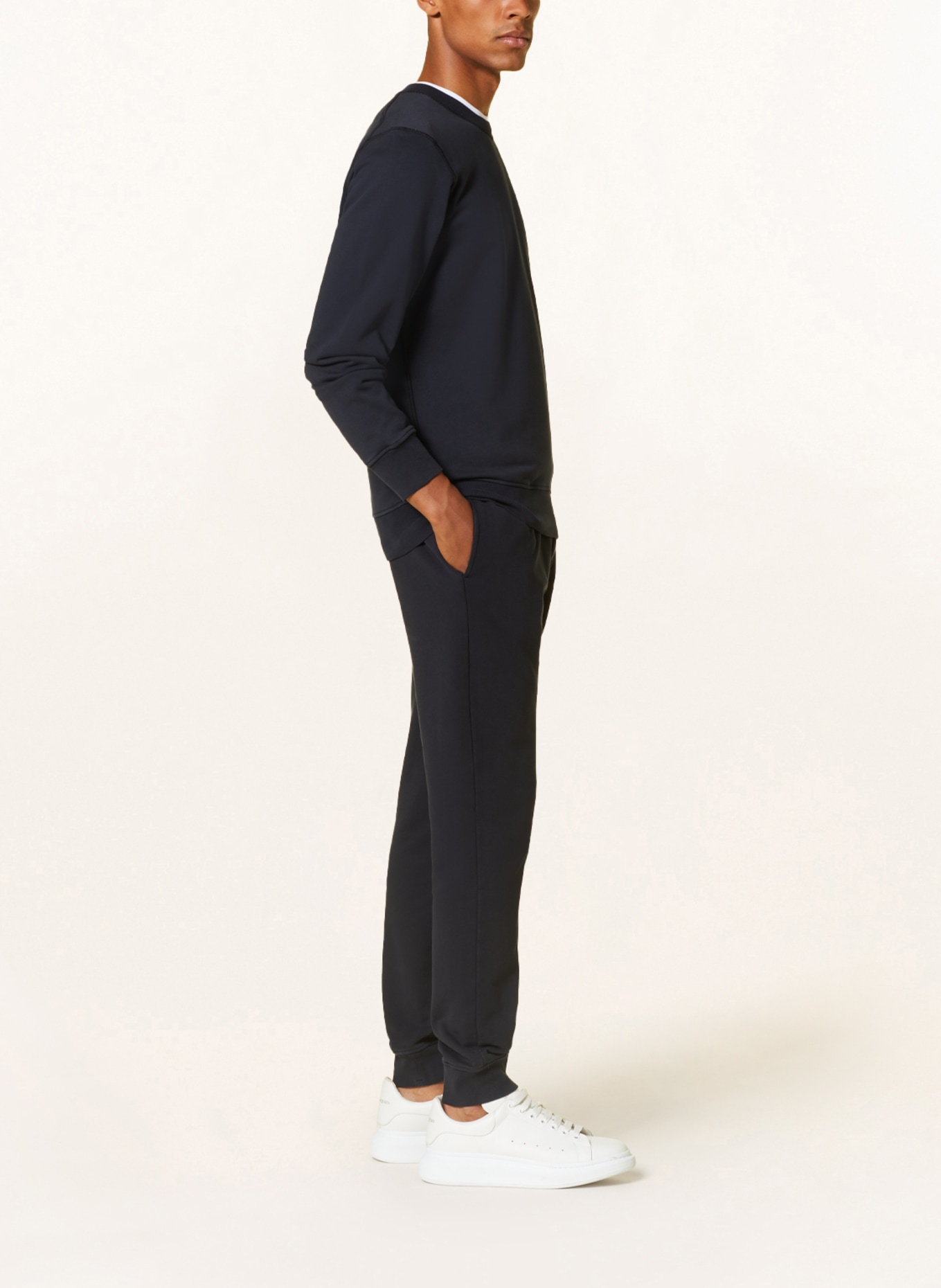 STONE ISLAND Pants in jogger style: DARK BLUE