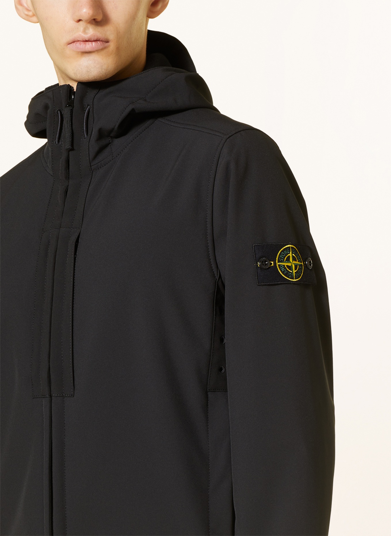 STONE ISLAND Bomber jacket, Color: BLACK (Image 5)