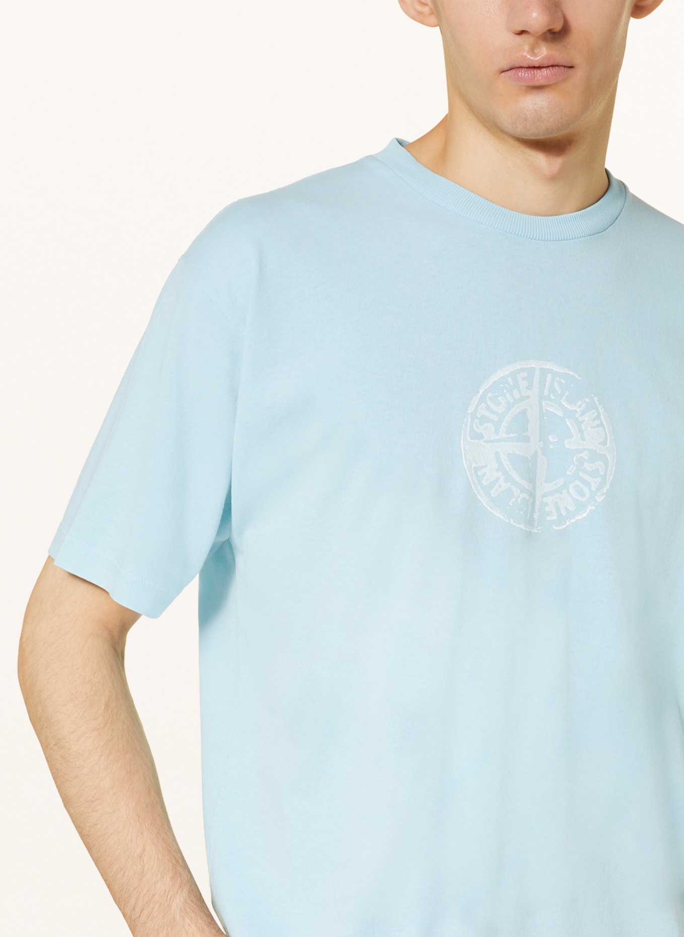 STONE ISLAND T-Shirt, Farbe: HELLBLAU (Bild 4)