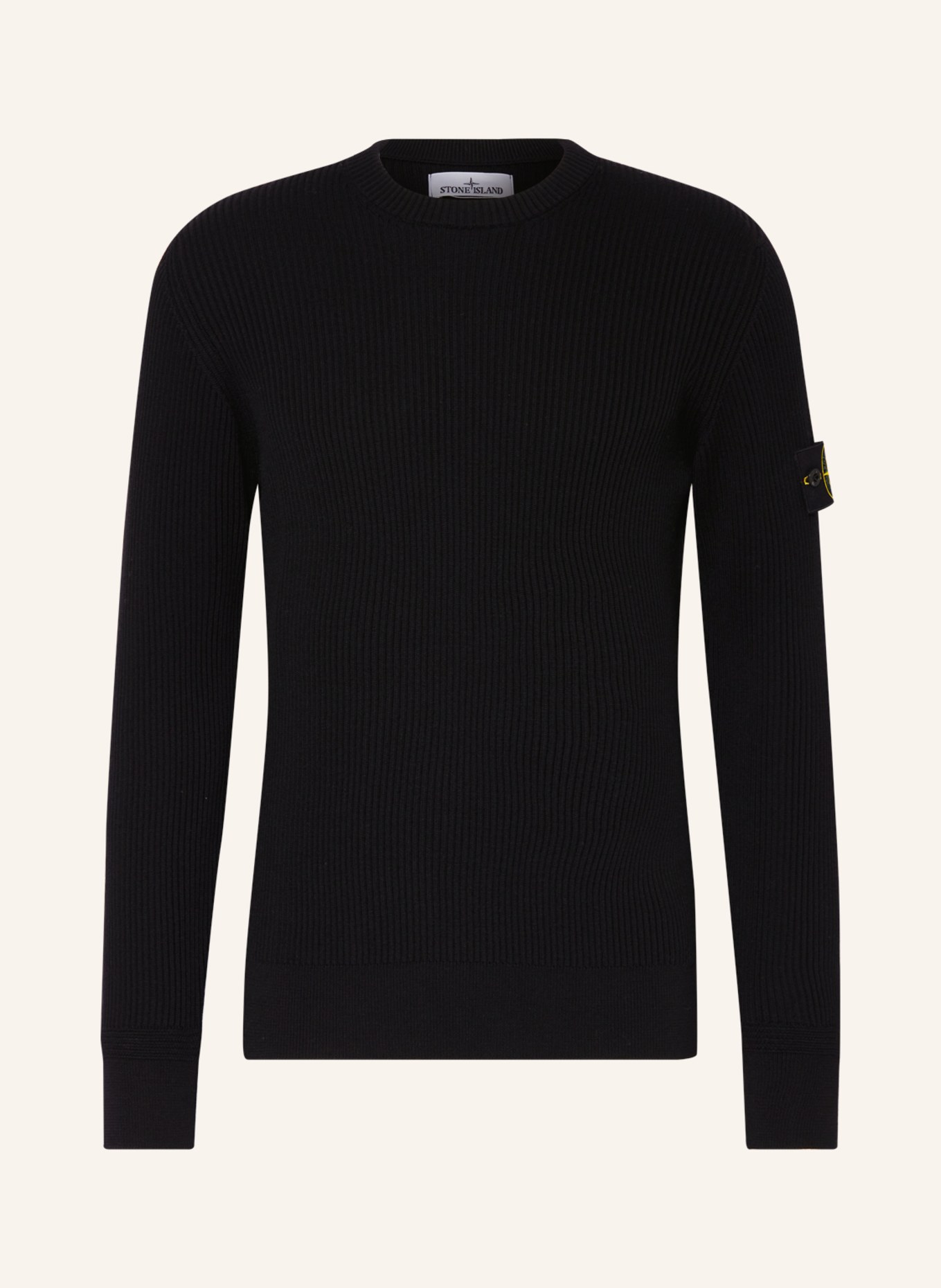 STONE ISLAND Sweater, Color: BLACK (Image 1)