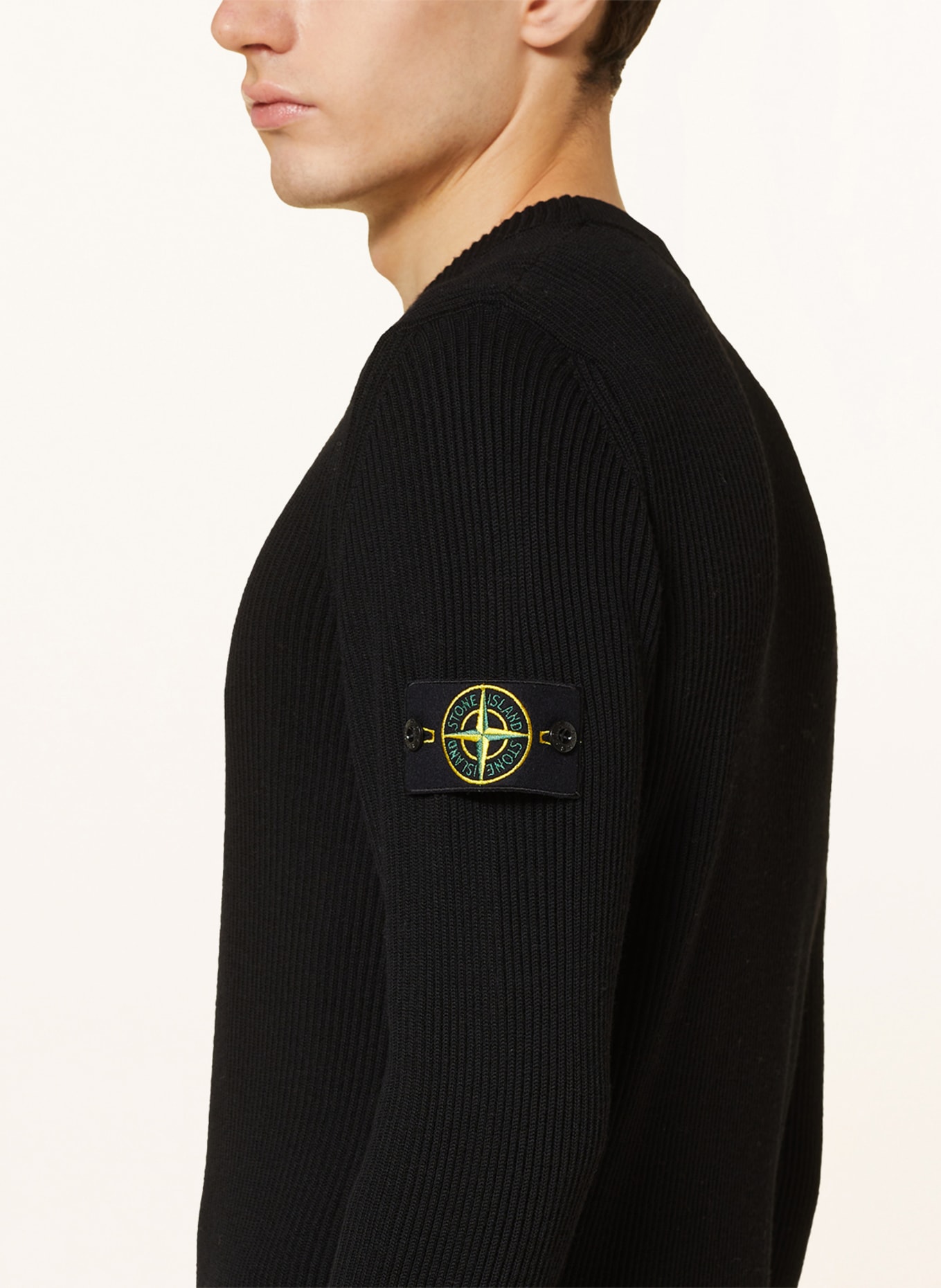 STONE ISLAND Sweater, Color: BLACK (Image 4)