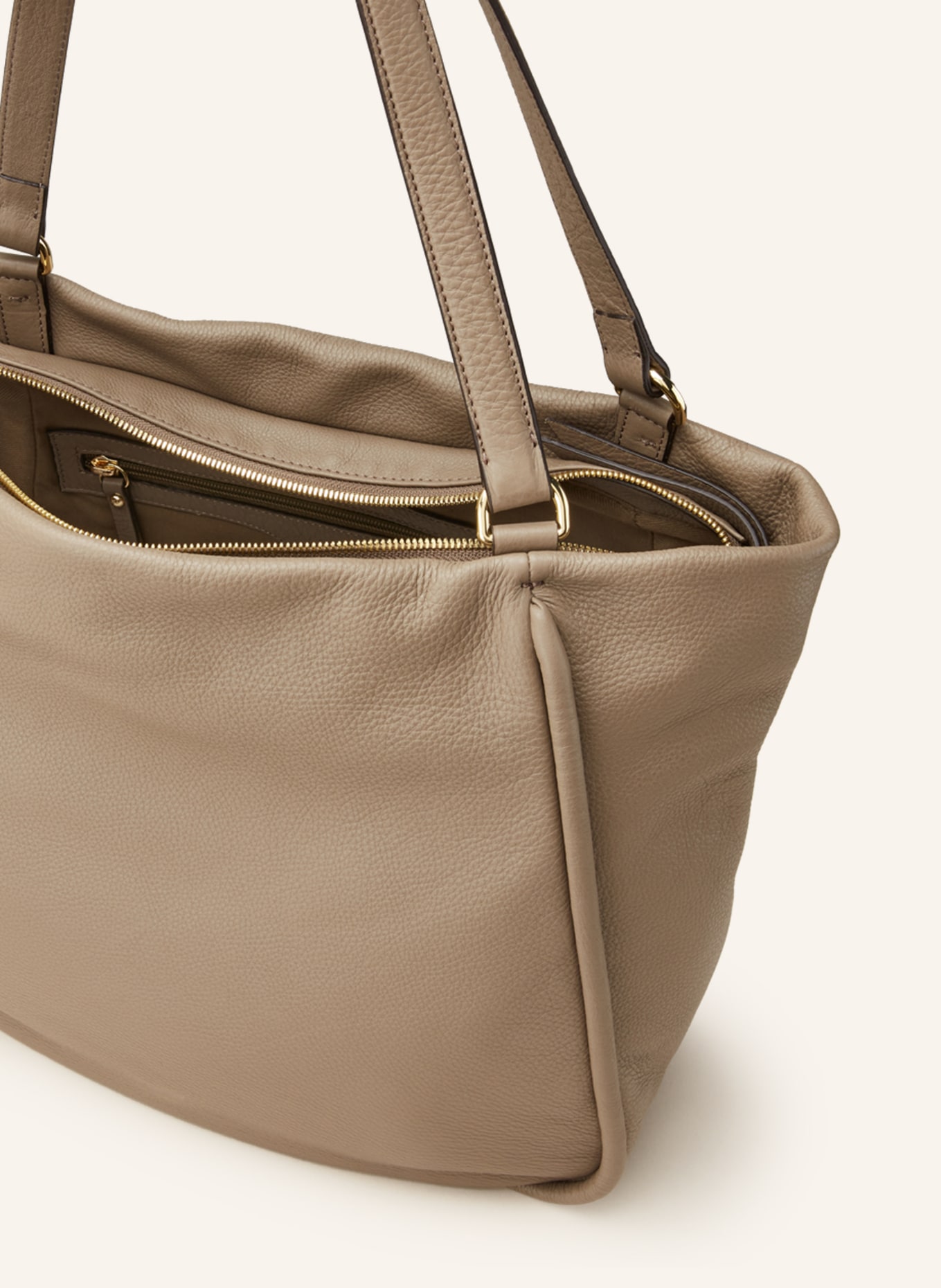 abro Shopper WILLOW, Color: TAUPE (Image 3)