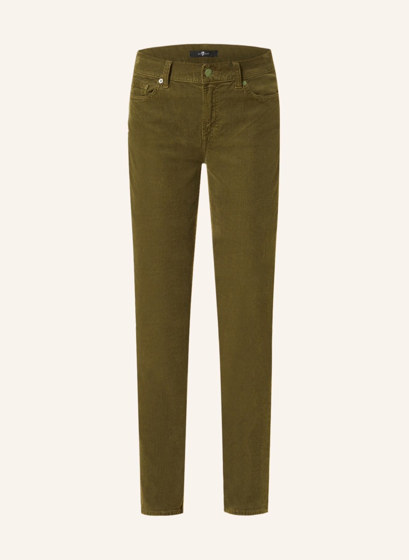 7 for all mankind Corduroy trousers ROXANNE, Color: DARK GREEN (Image 1)
