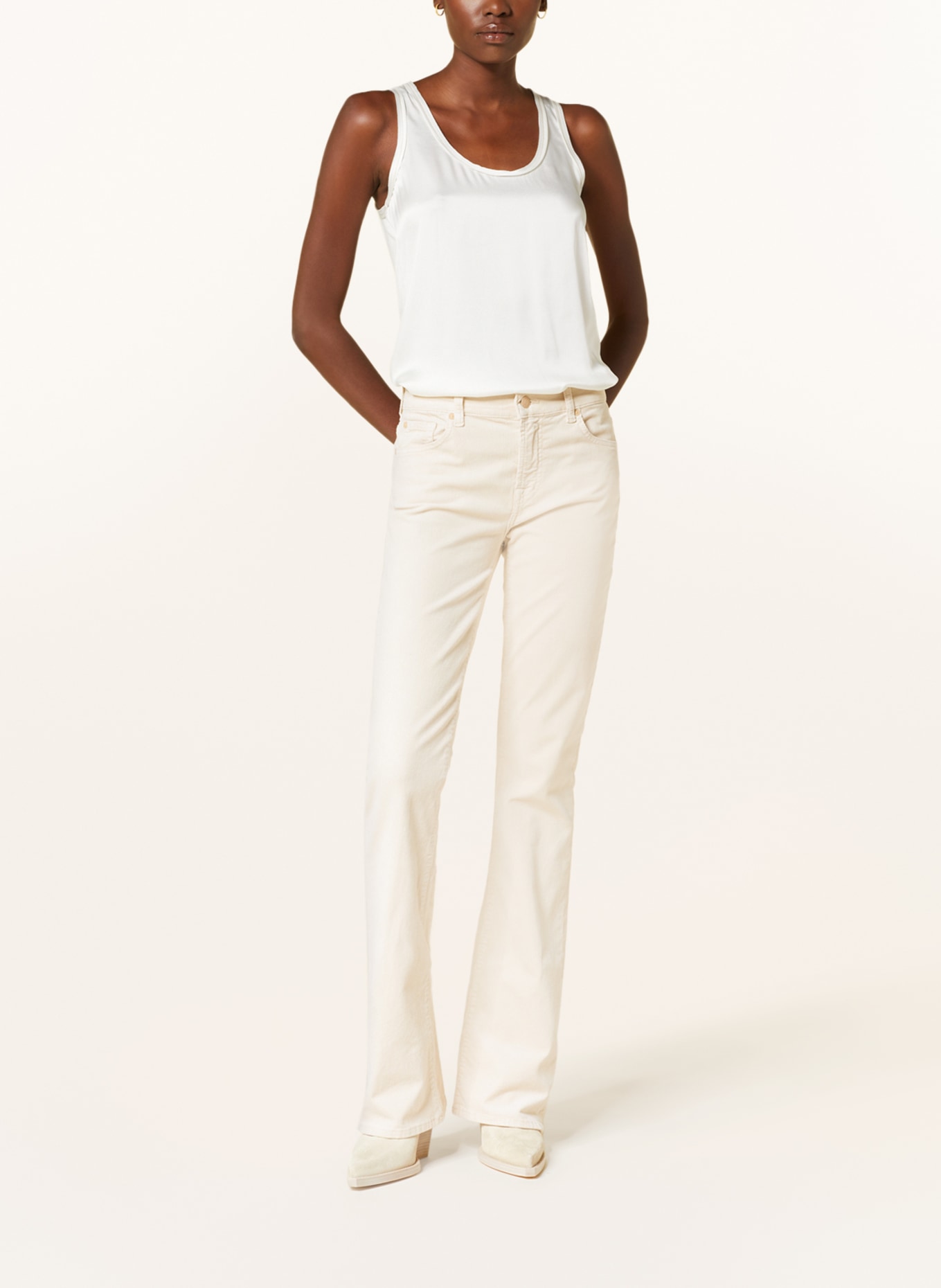 7 for all mankind Corduroy trousers CORDUROY, Color: TA WHITE (Image 2)