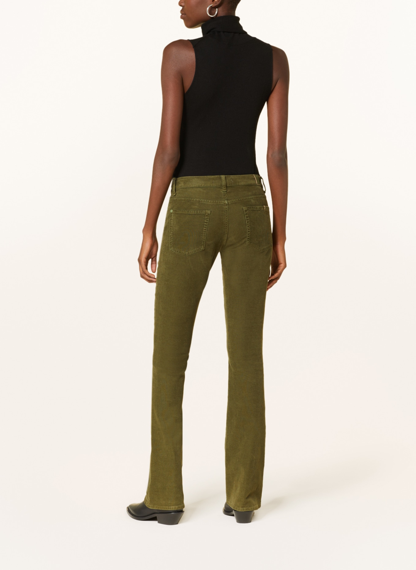7 for all mankind Corduroy trousers CORDUROY, Color: WS GREEN (Image 3)