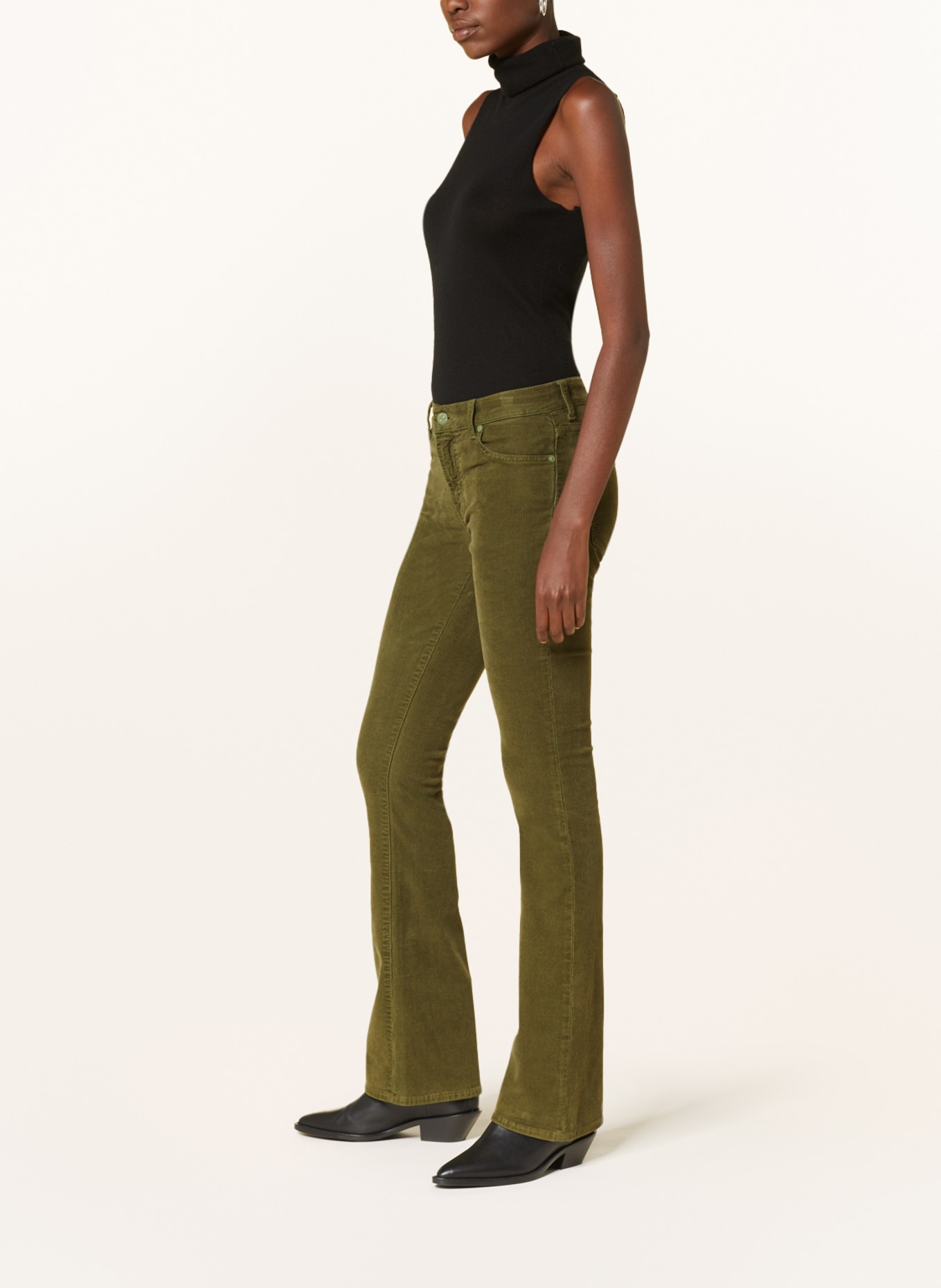 7 for all mankind Corduroy trousers CORDUROY, Color: WS GREEN (Image 4)