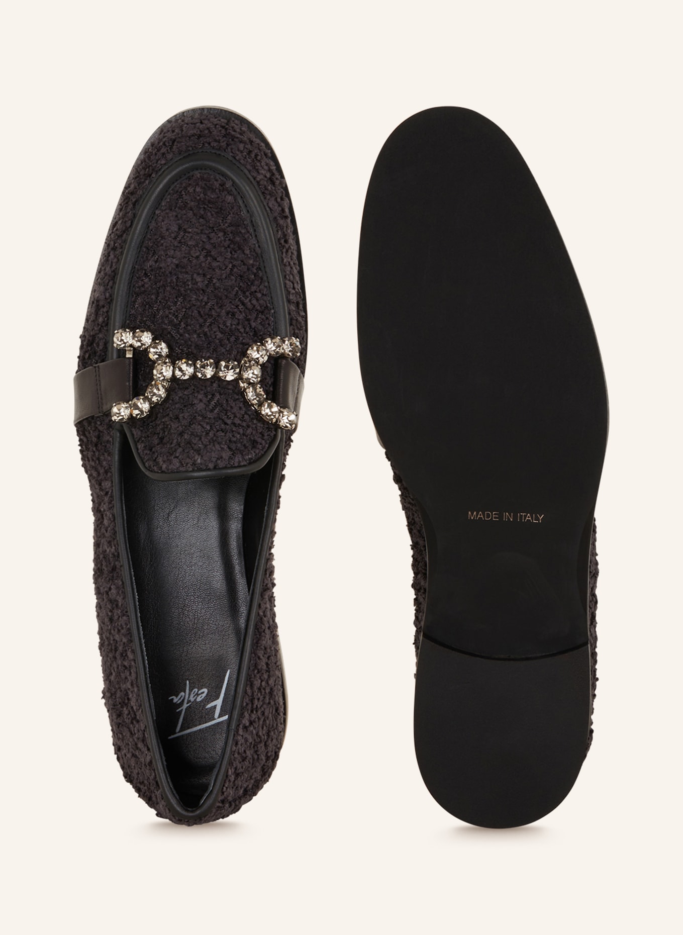 FESTA Loafers JOYS with decorative gems, Color: BLACK (Image 5)