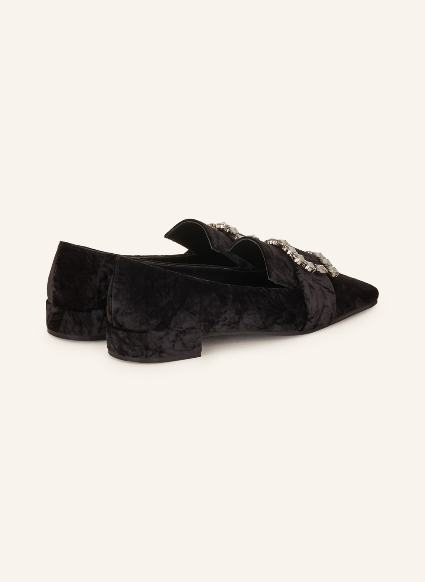 FESTA Loafers FELISA with decorative gems, Color: BLACK (Image 2)
