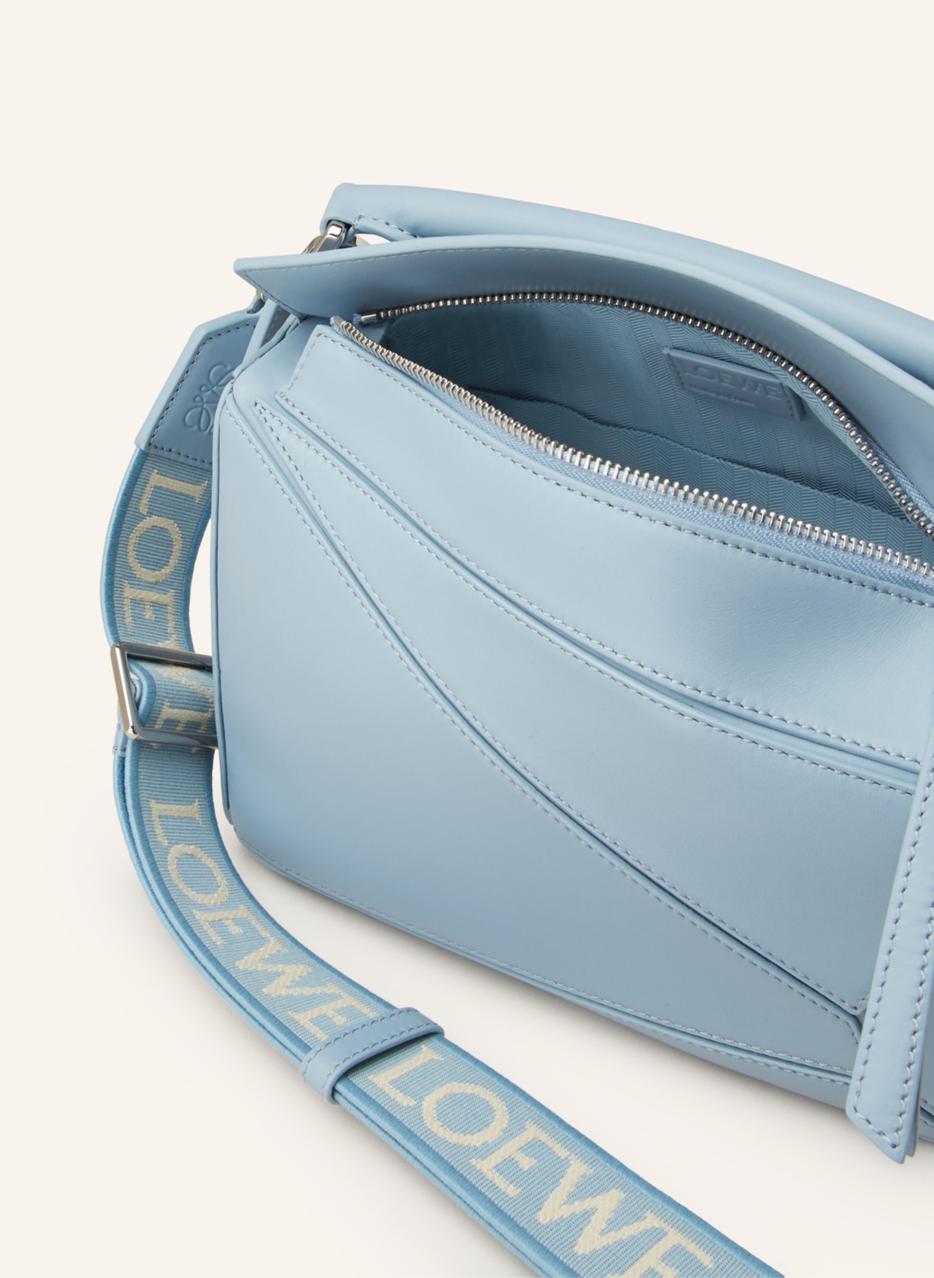LOEWE Handbag PUZZLE SMALL, Color: LIGHT BLUE (Image 3)