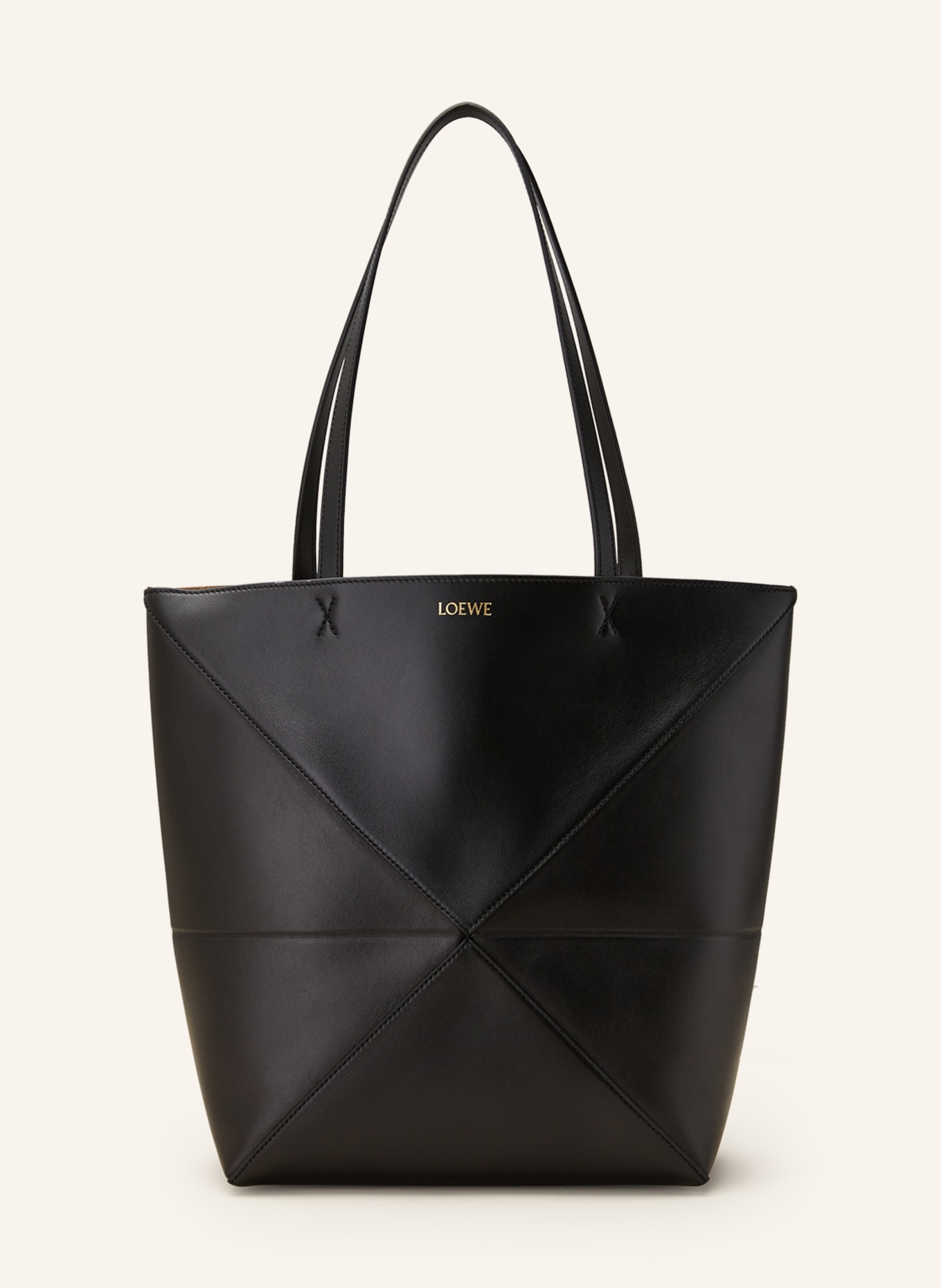 LOEWE Shopper PUZZLE FOLD, Color: BLACK (Image 1)