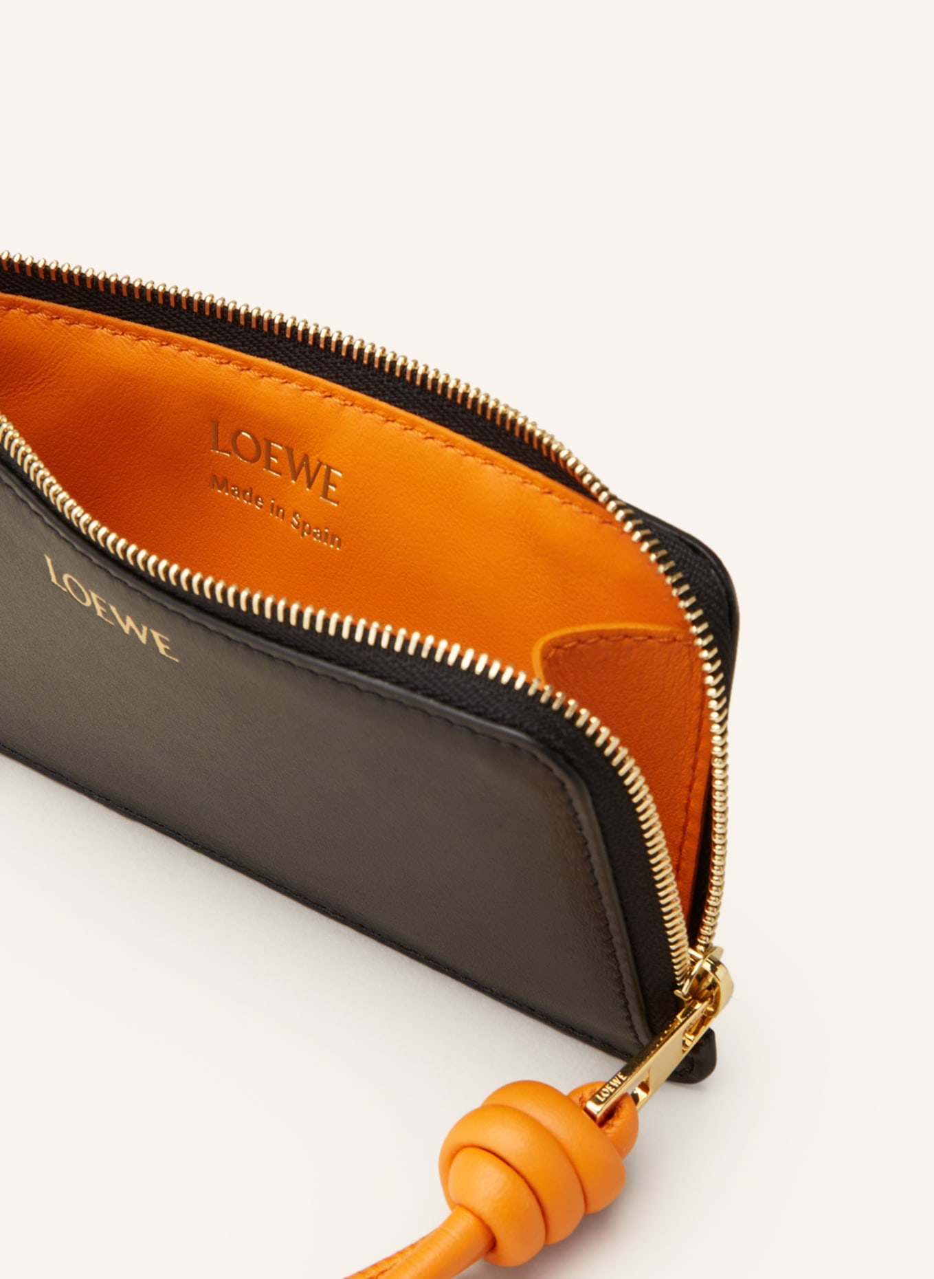 LOEWE Card case with coin compartment, Color: BLACK (Image 3)