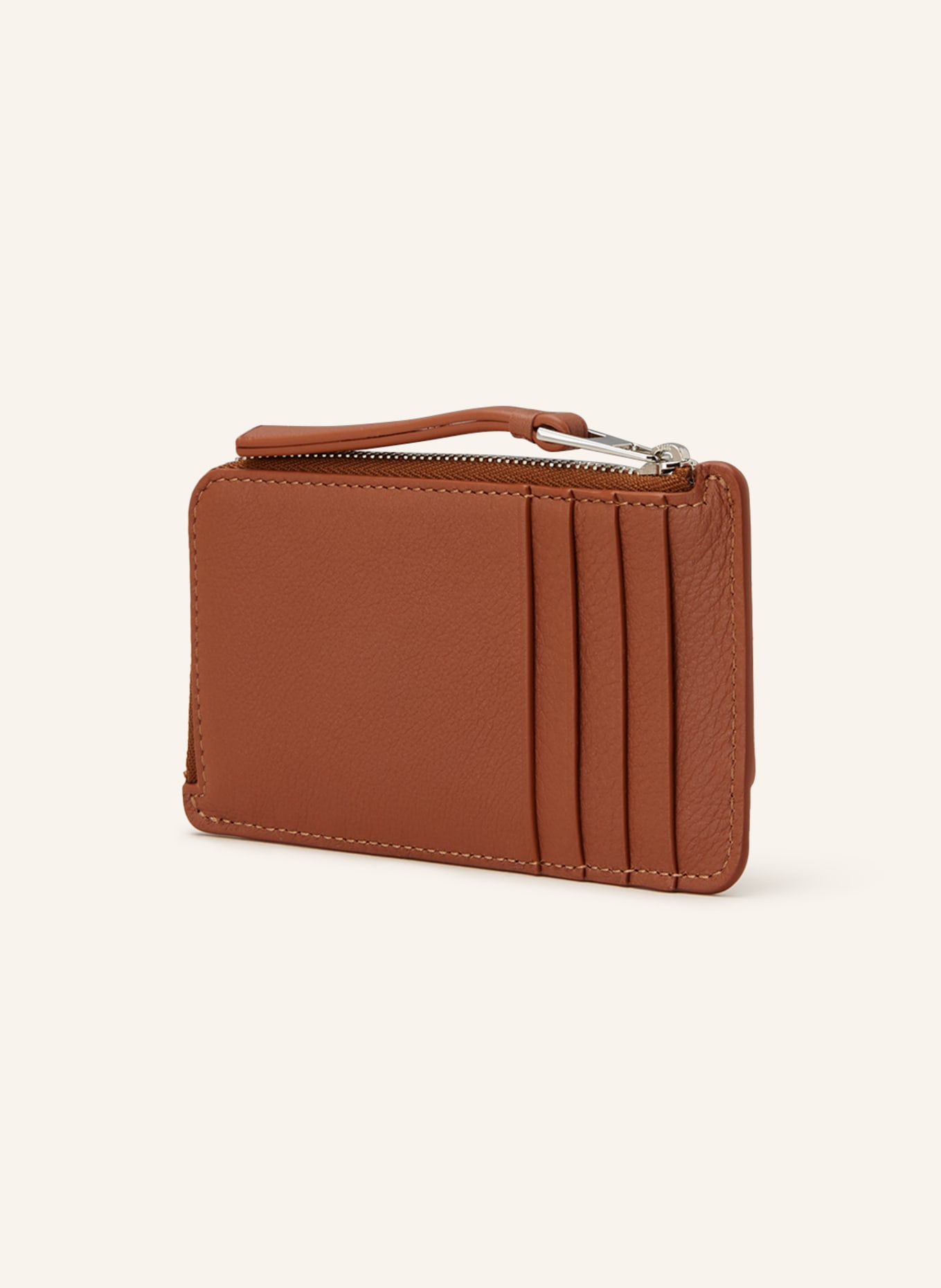 LOEWE Card case PUZZLE EDGE with coin compartment, Color: CAMEL (Image 2)