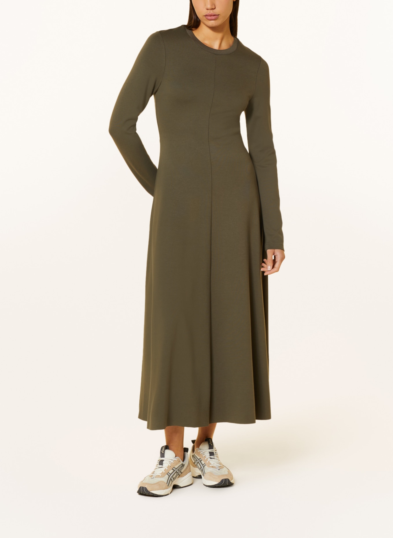 MRS & HUGS Jersey dress, Color: KHAKI (Image 2)