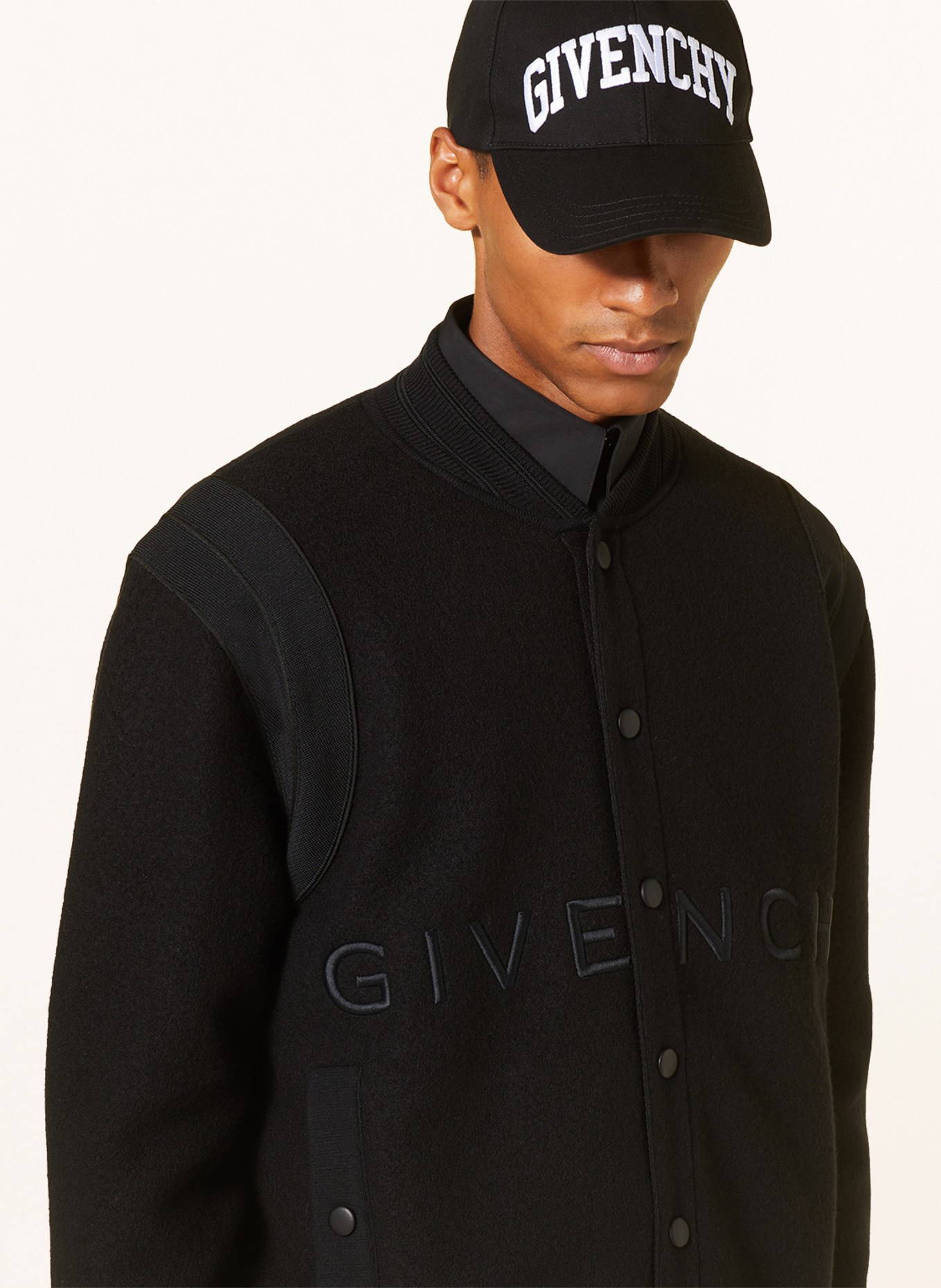 GIVENCHY Bomber jacket, Color: BLACK (Image 4)